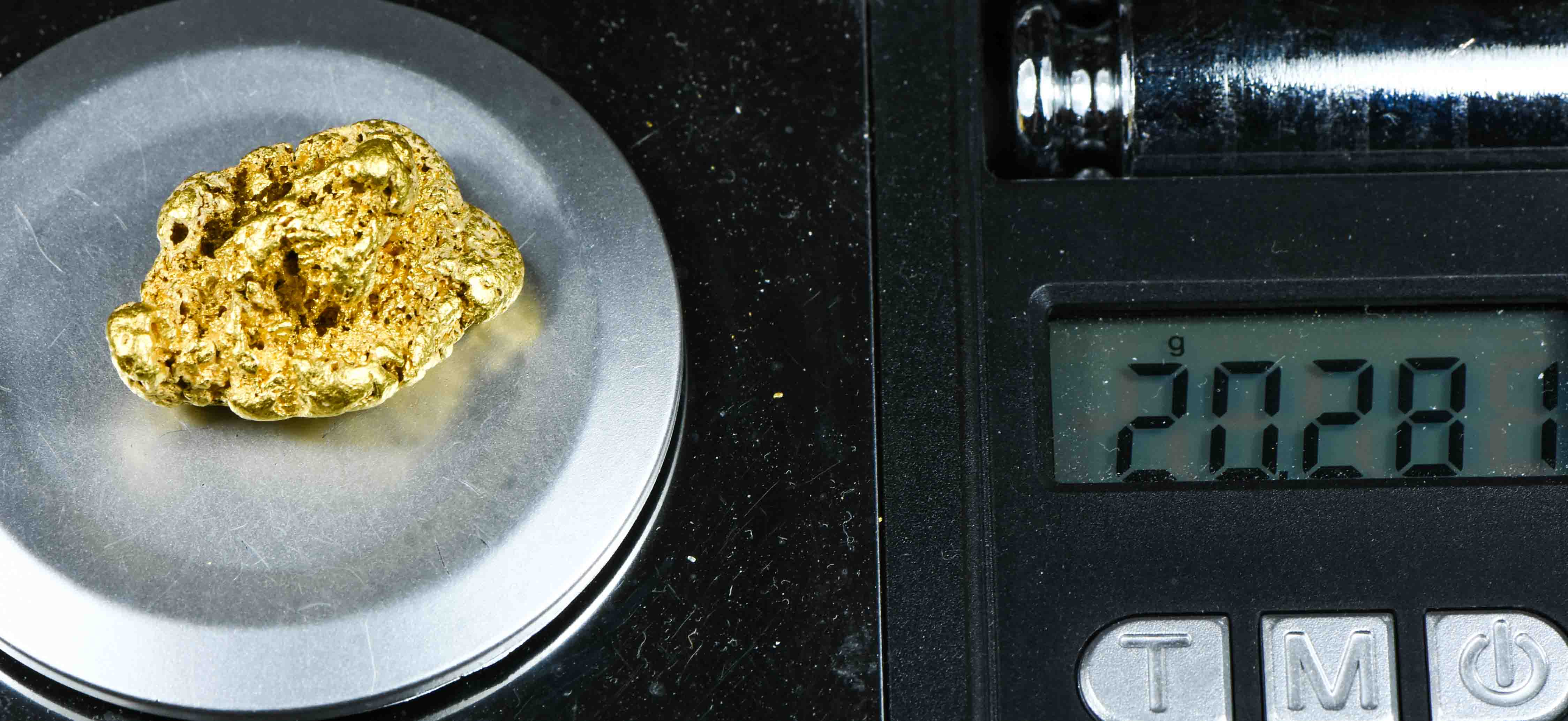 #1207 Natural Gold Nugget Australian 20.28 Grams Genuine