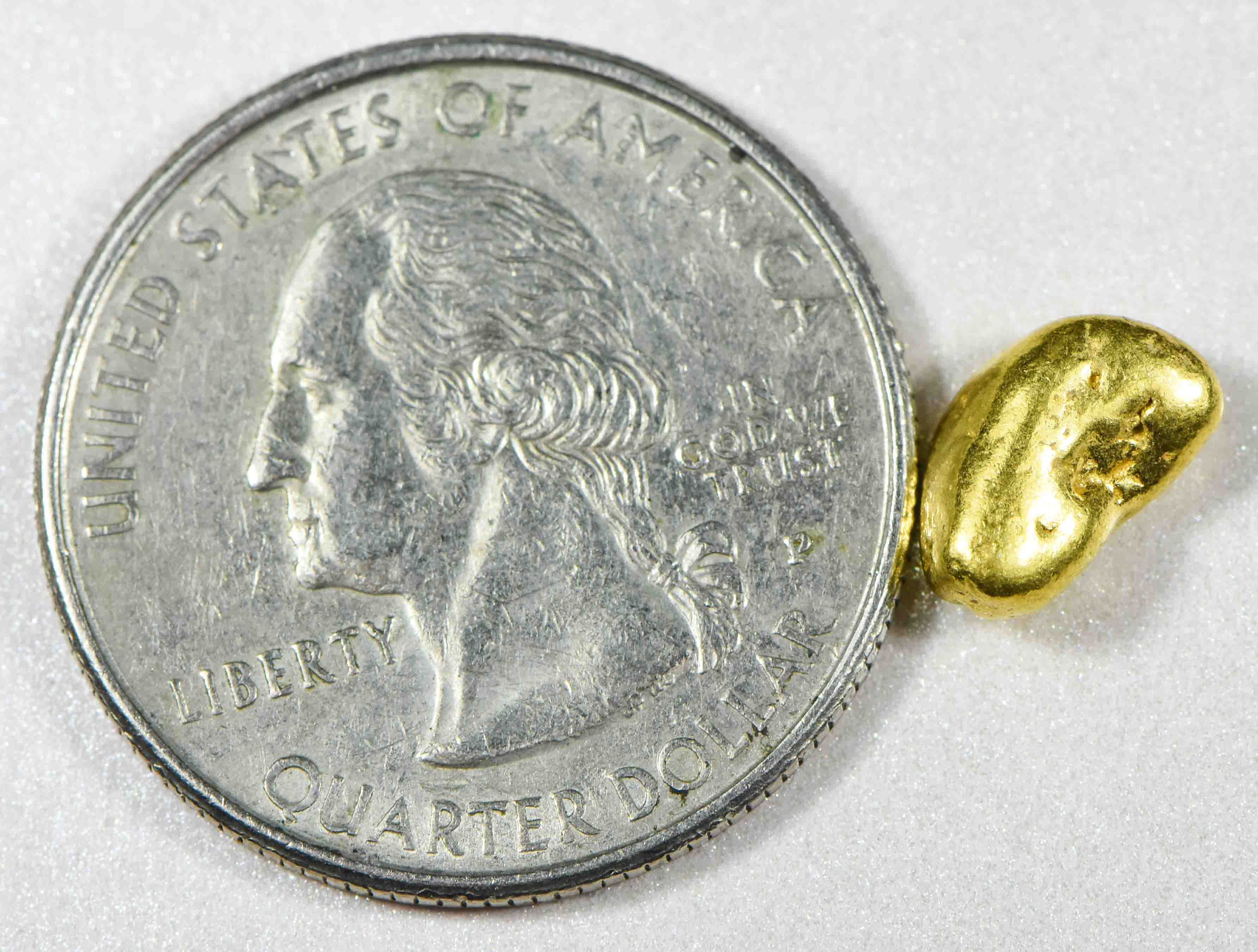 #210 Alaskan BC Natural Gold Nugget 2.26 Grams Genuine