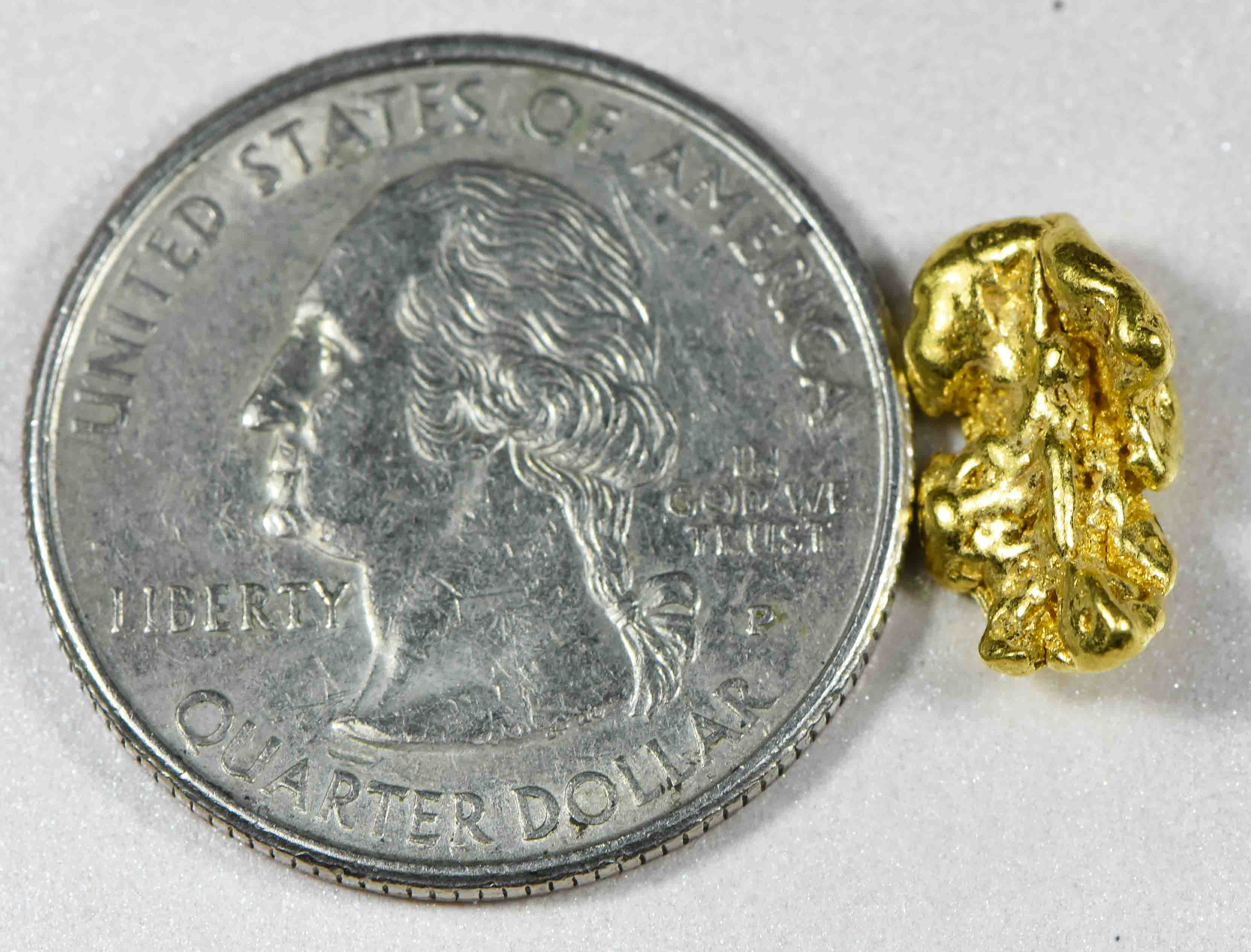 #253 Alaskan BC Natural Gold Nugget 2.82 Grams Genuine