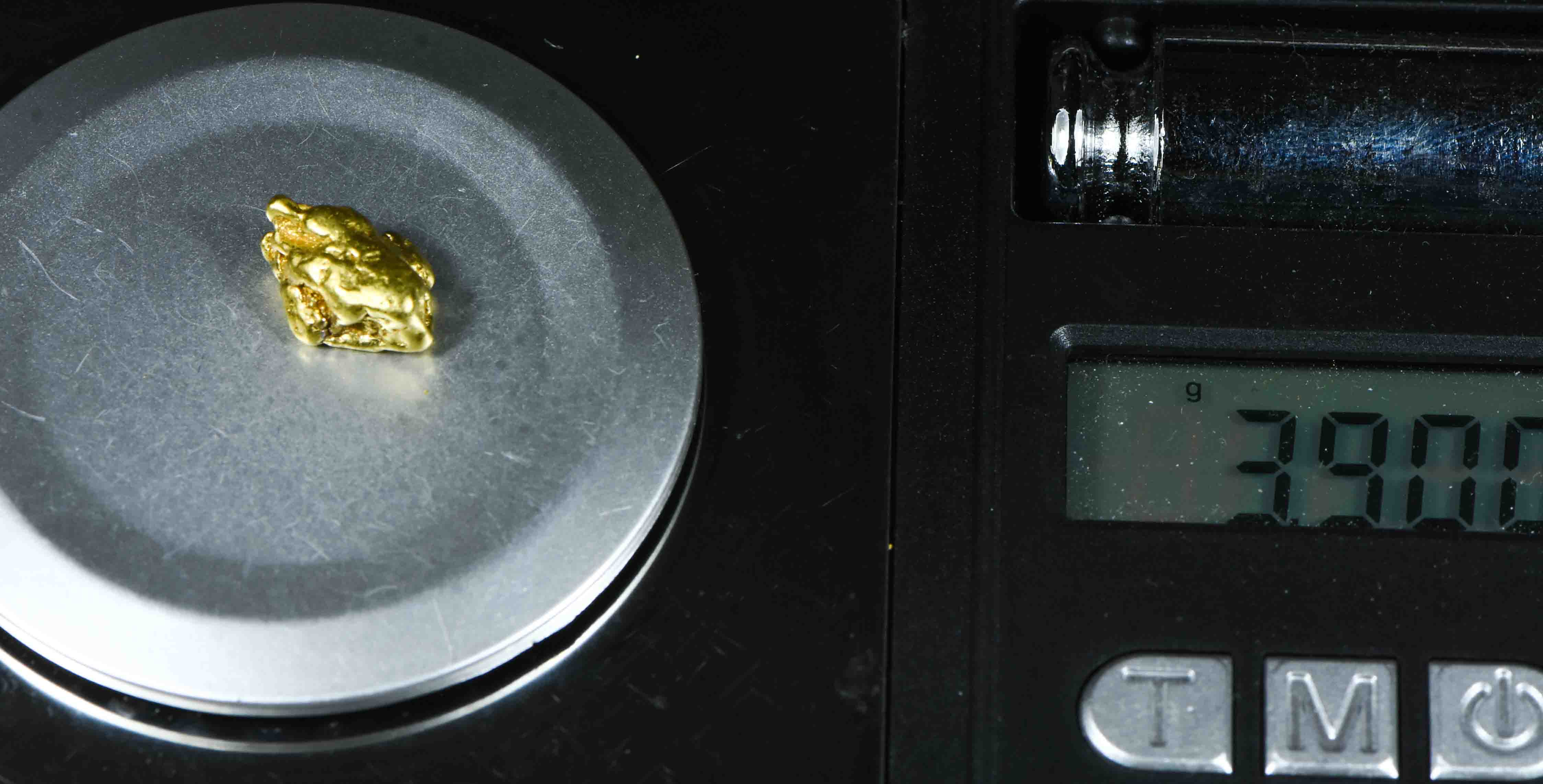 #254 Alaskan BC Natural Gold Nugget 3.90 Grams Genuine