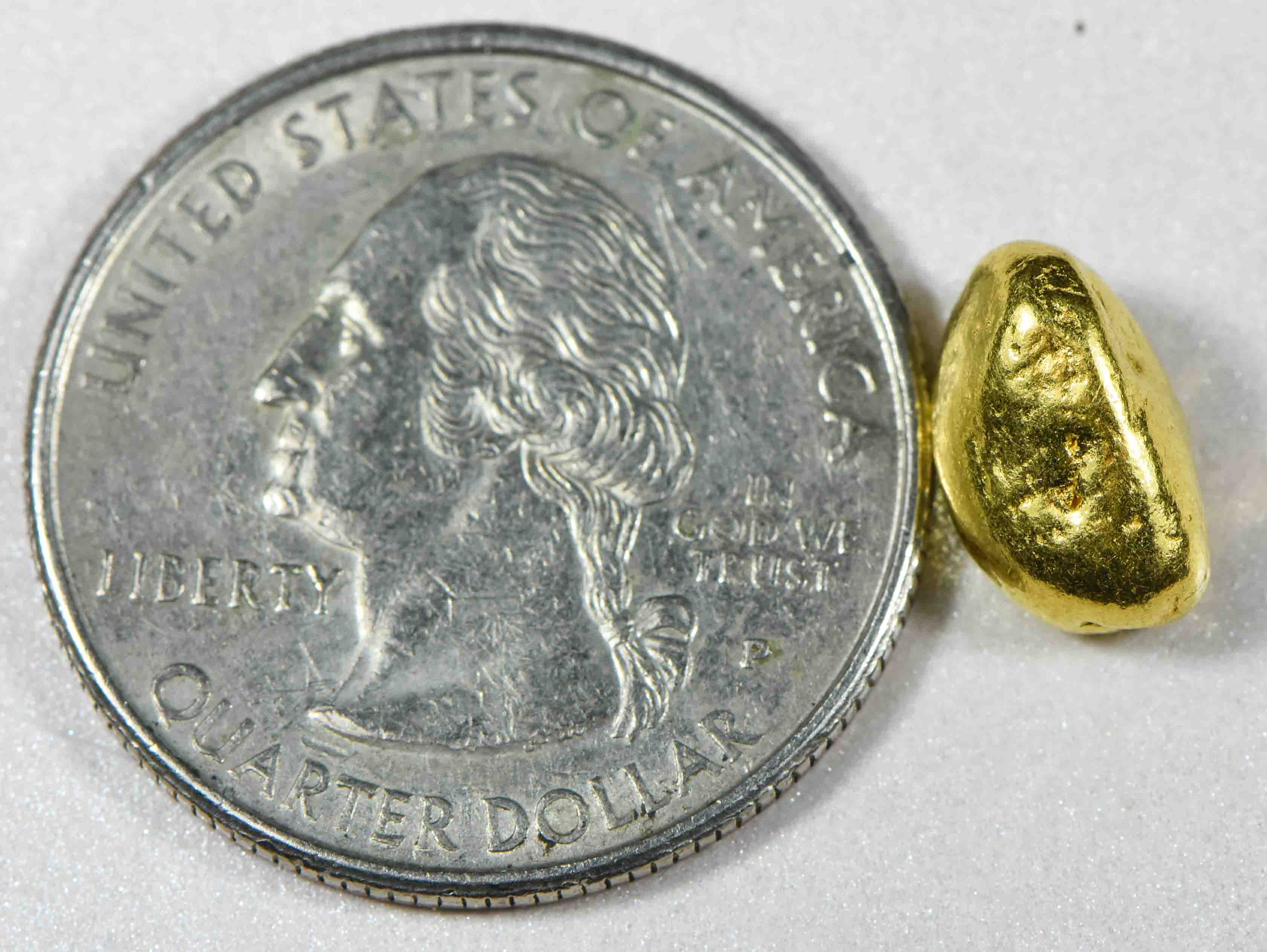 #258 Alaskan BC Natural Gold Nugget 4.13 Grams Genuine