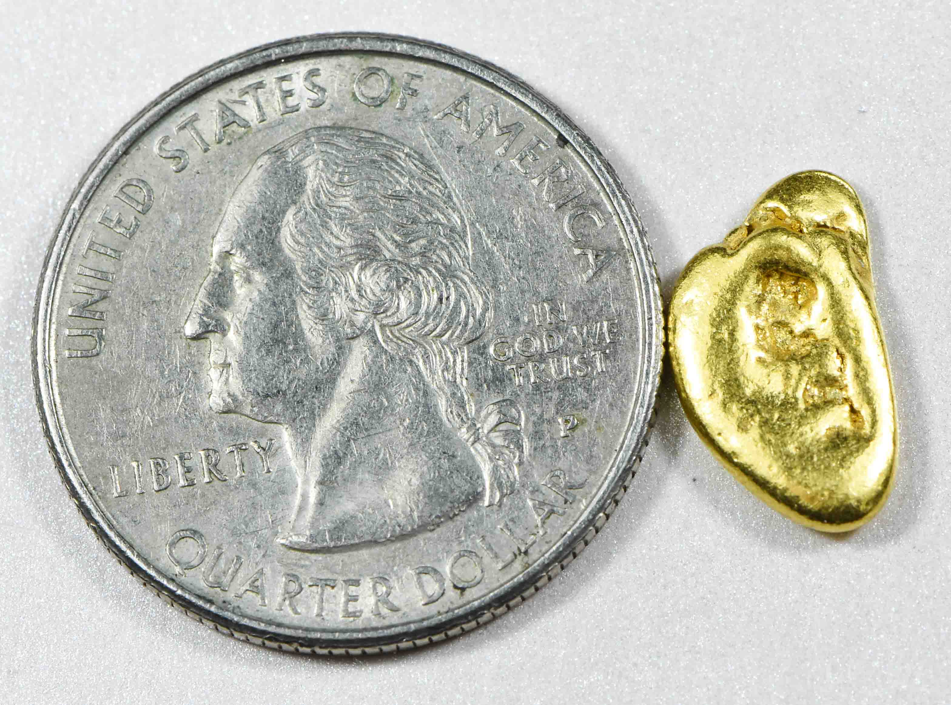 #228 Alaskan BC Natural Gold Nugget 2.44 Grams Genuine