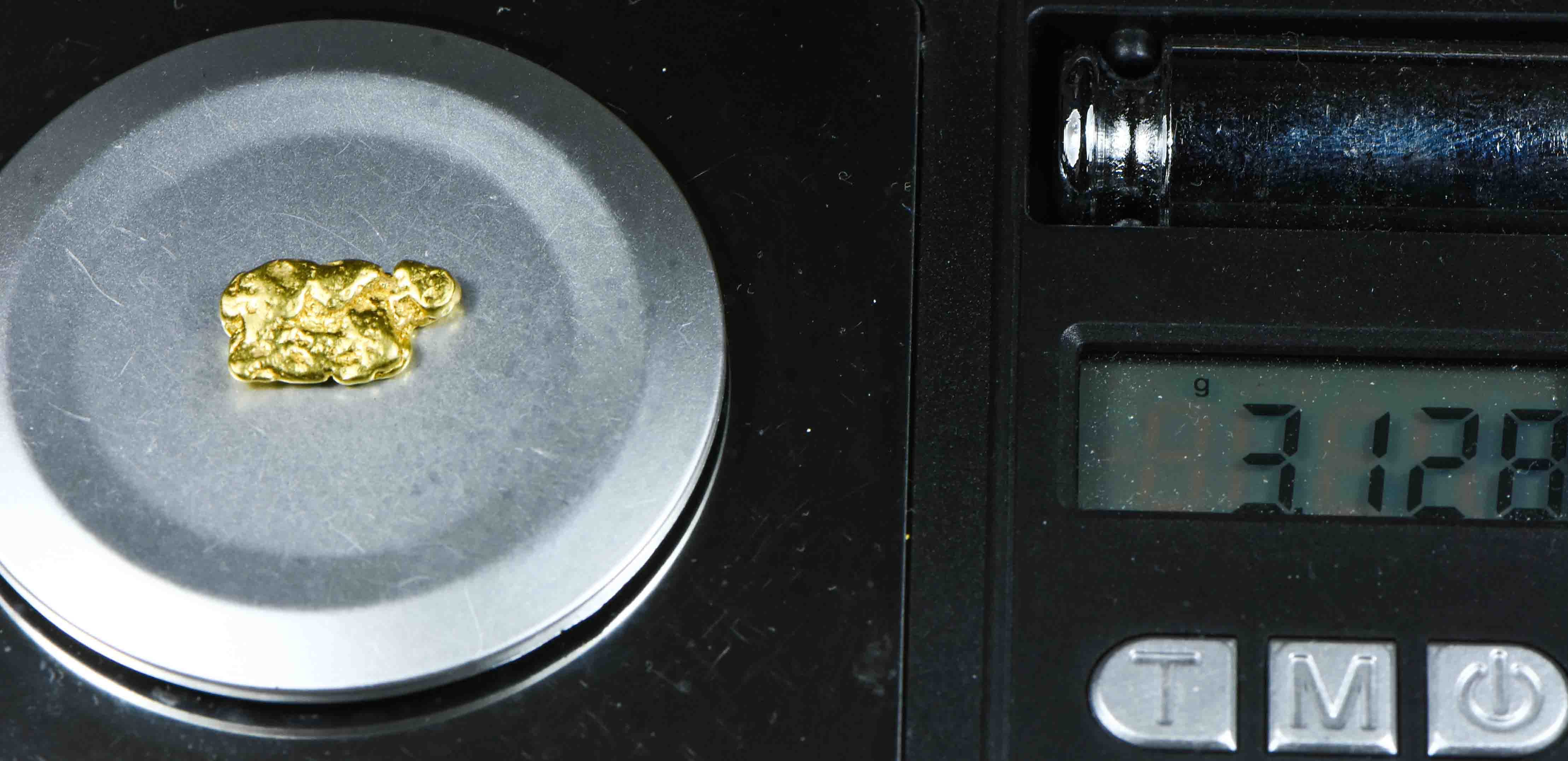 #298 Alaskan BC Natural Gold Nugget 3.12 Grams Genuine