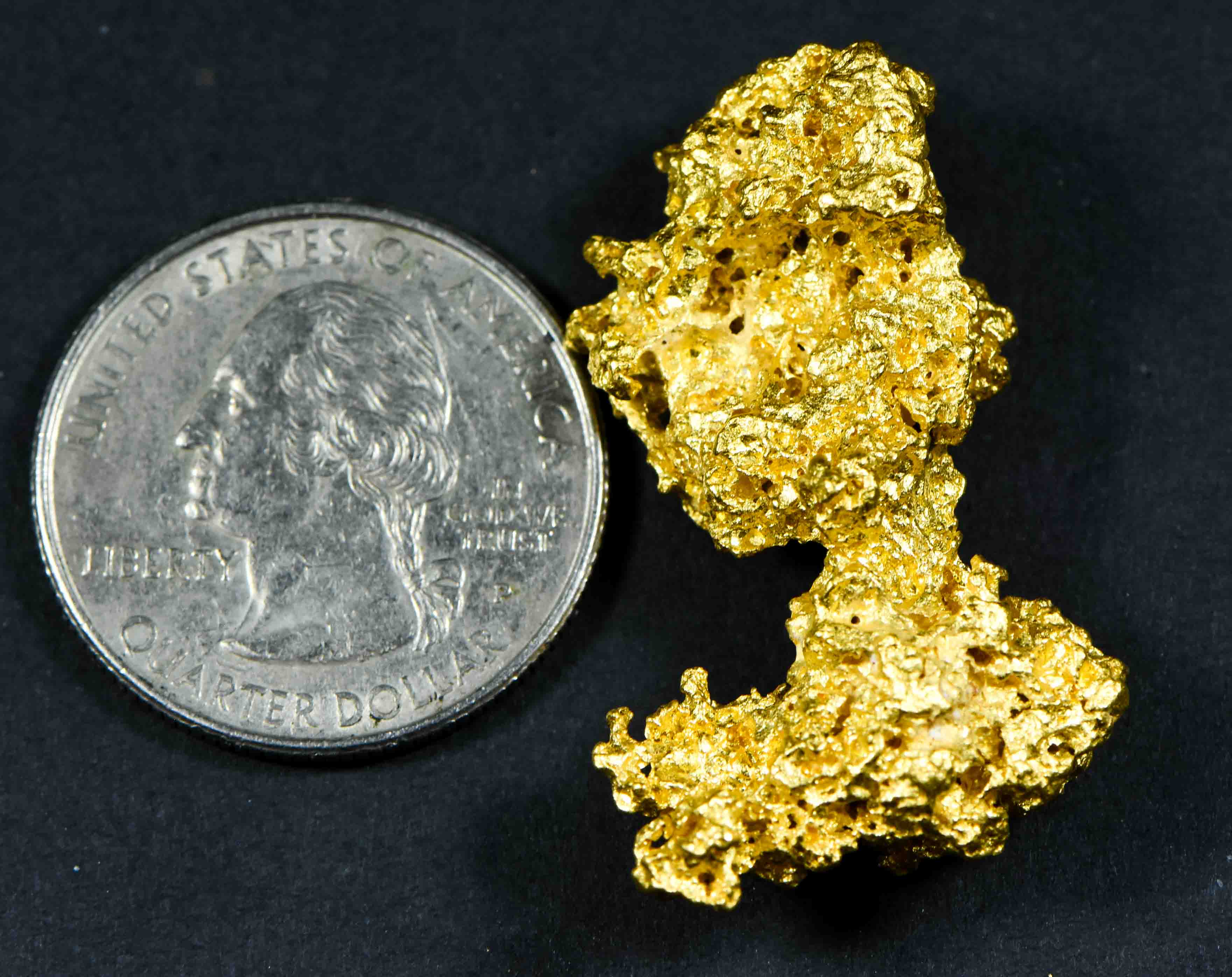 #1241 Natural Gold Nugget Australian 20.65 Grams Genuine
