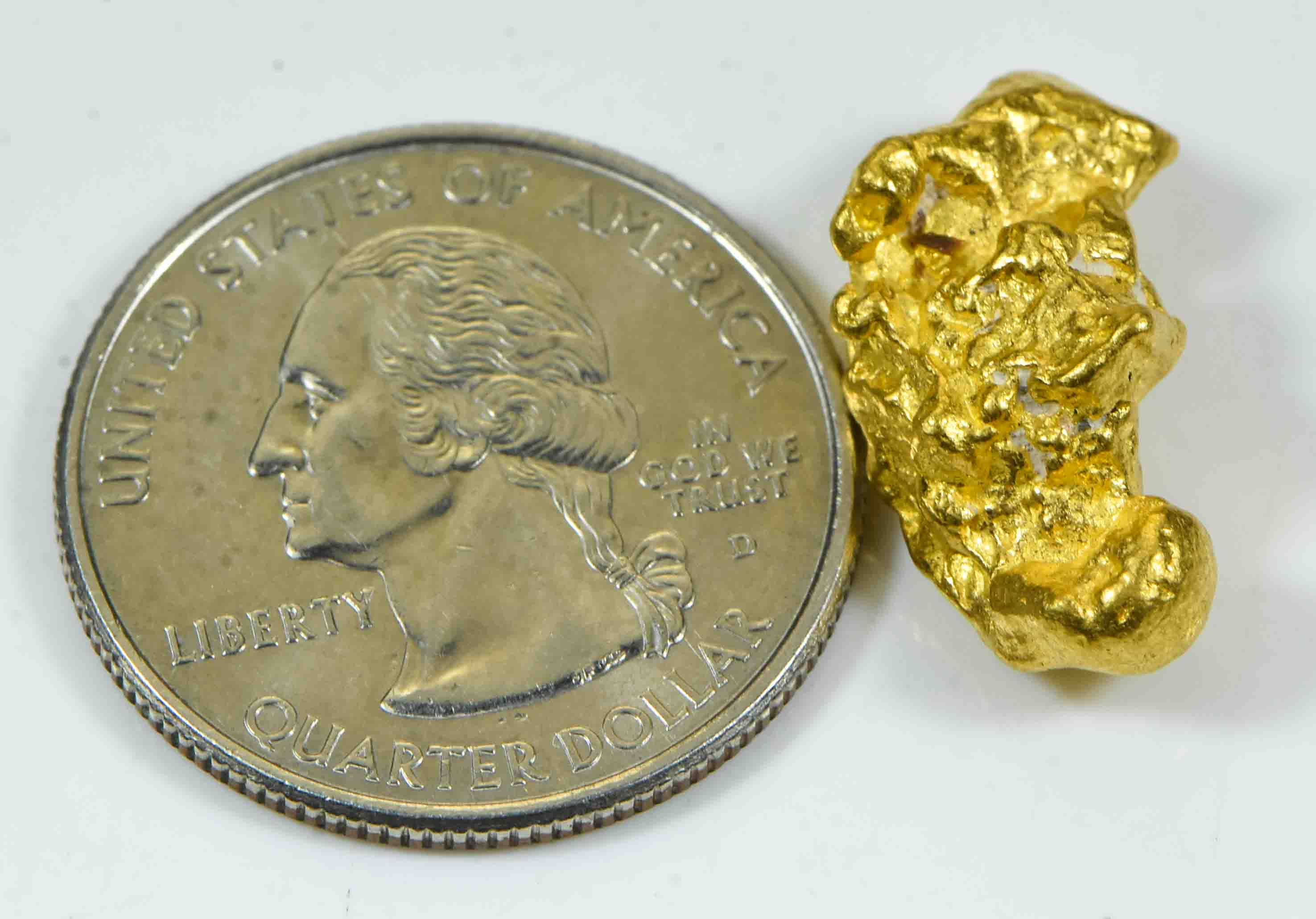 #1115 Natural Gold Nugget Australian 10.54 Grams Genuine