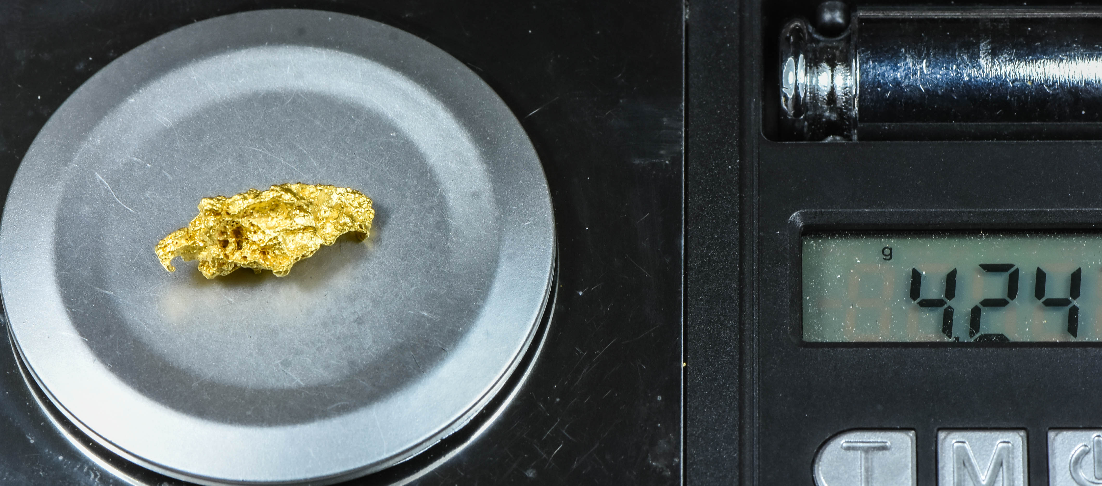 #1023 Natural Gold Nugget Australian 4.24 Grams Genuine