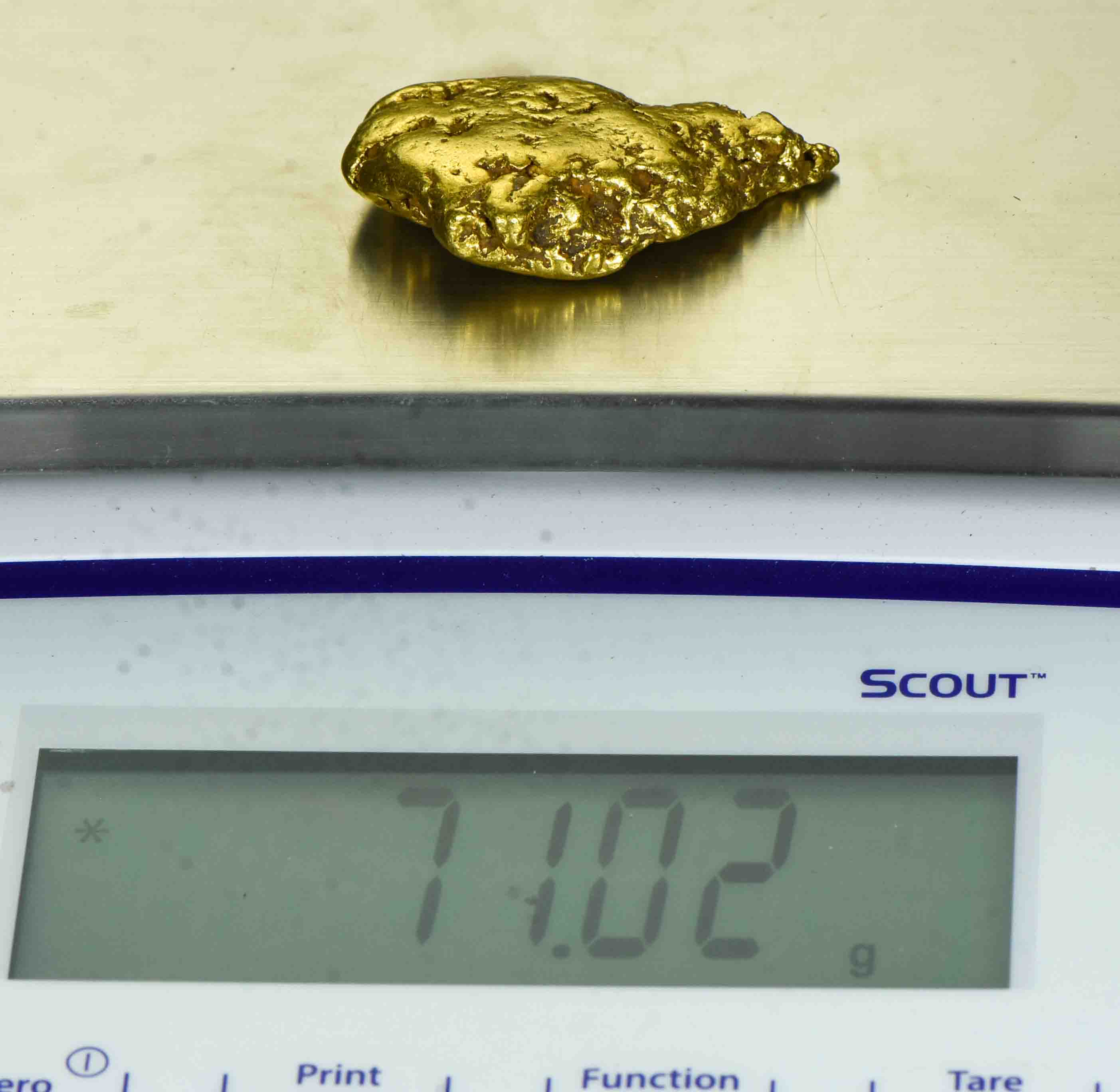 Natural Large California Gold Nugget 71.02 Grams 2.28 Troy Ounces