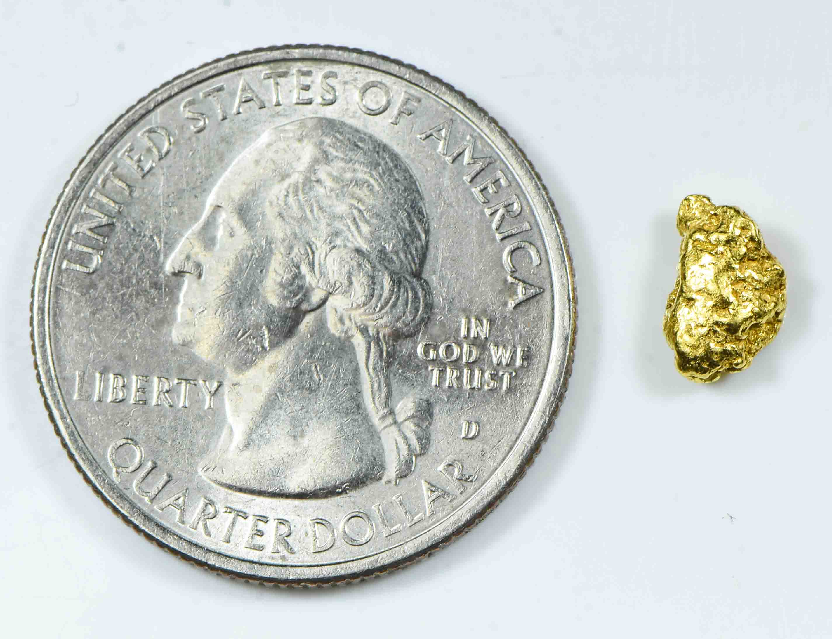 #7 California Gold Nugget .60 Grams Authentic Natural