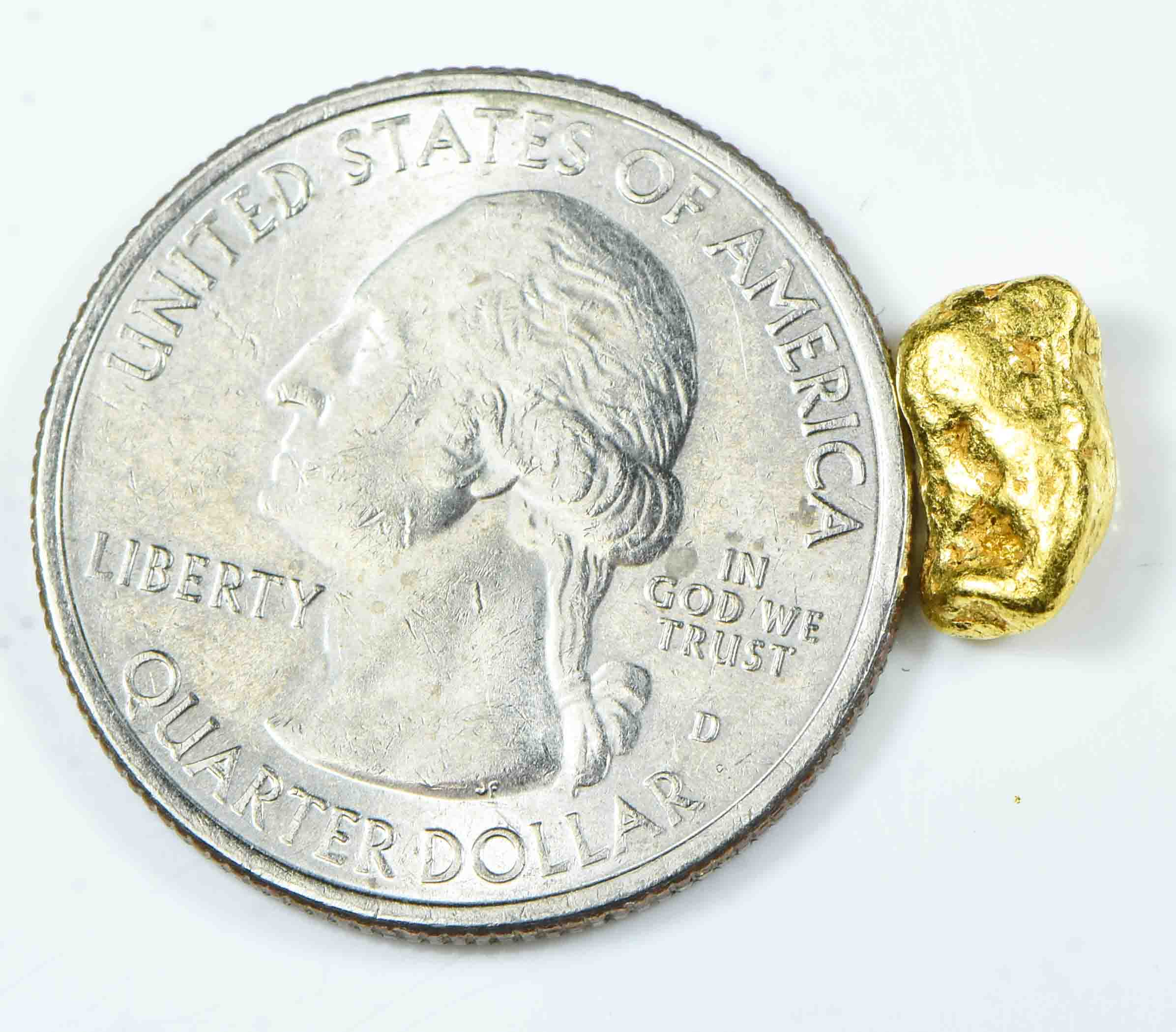 #10 California Gold Nugget 1.83 Grams Authentic Natural