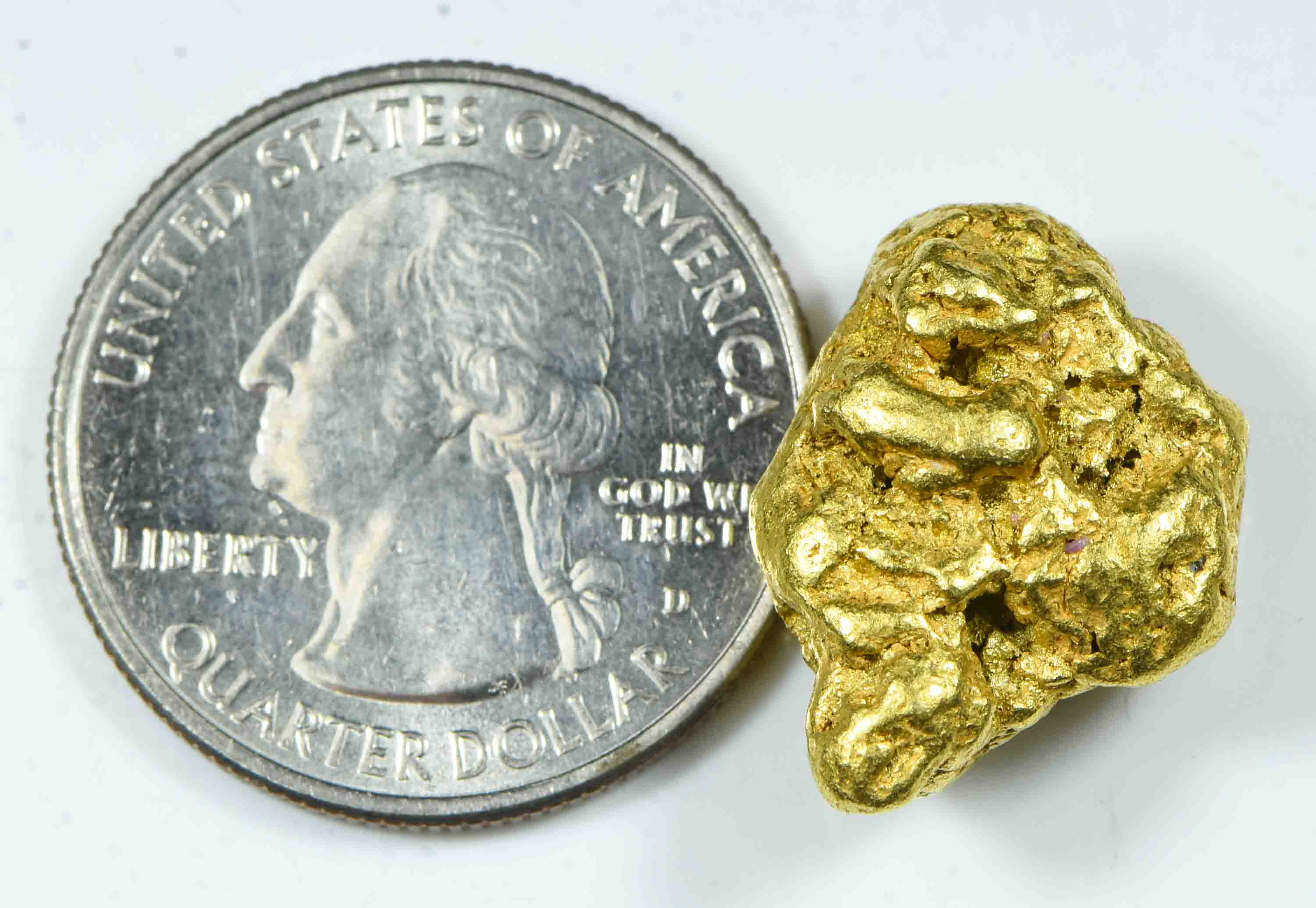 #373 Alaskan BC Natural Gold Nugget 10.10 Grams Genuine