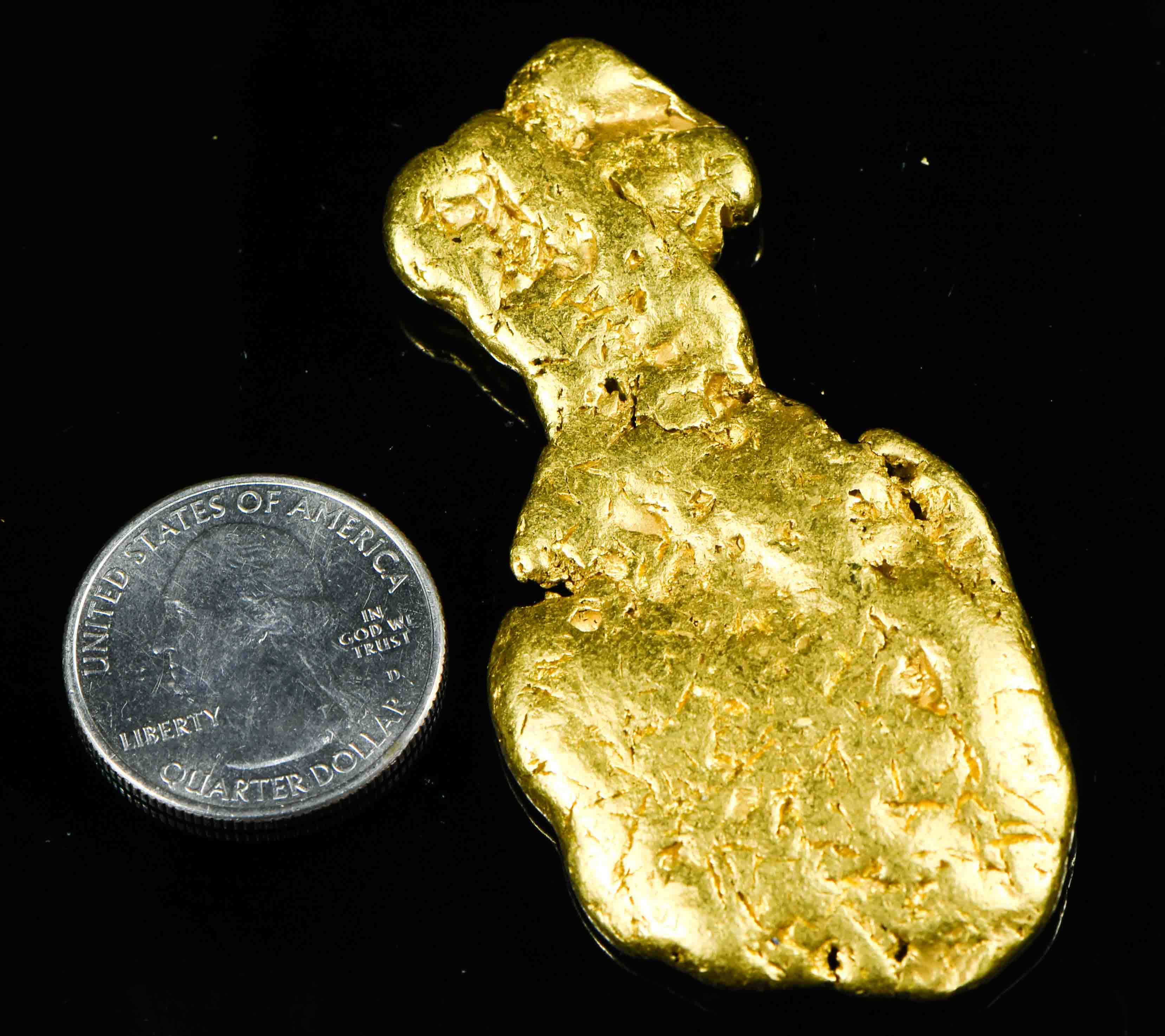 Large Silverado Gold Mine Alaskan Gold Nugget 90.14 Grams