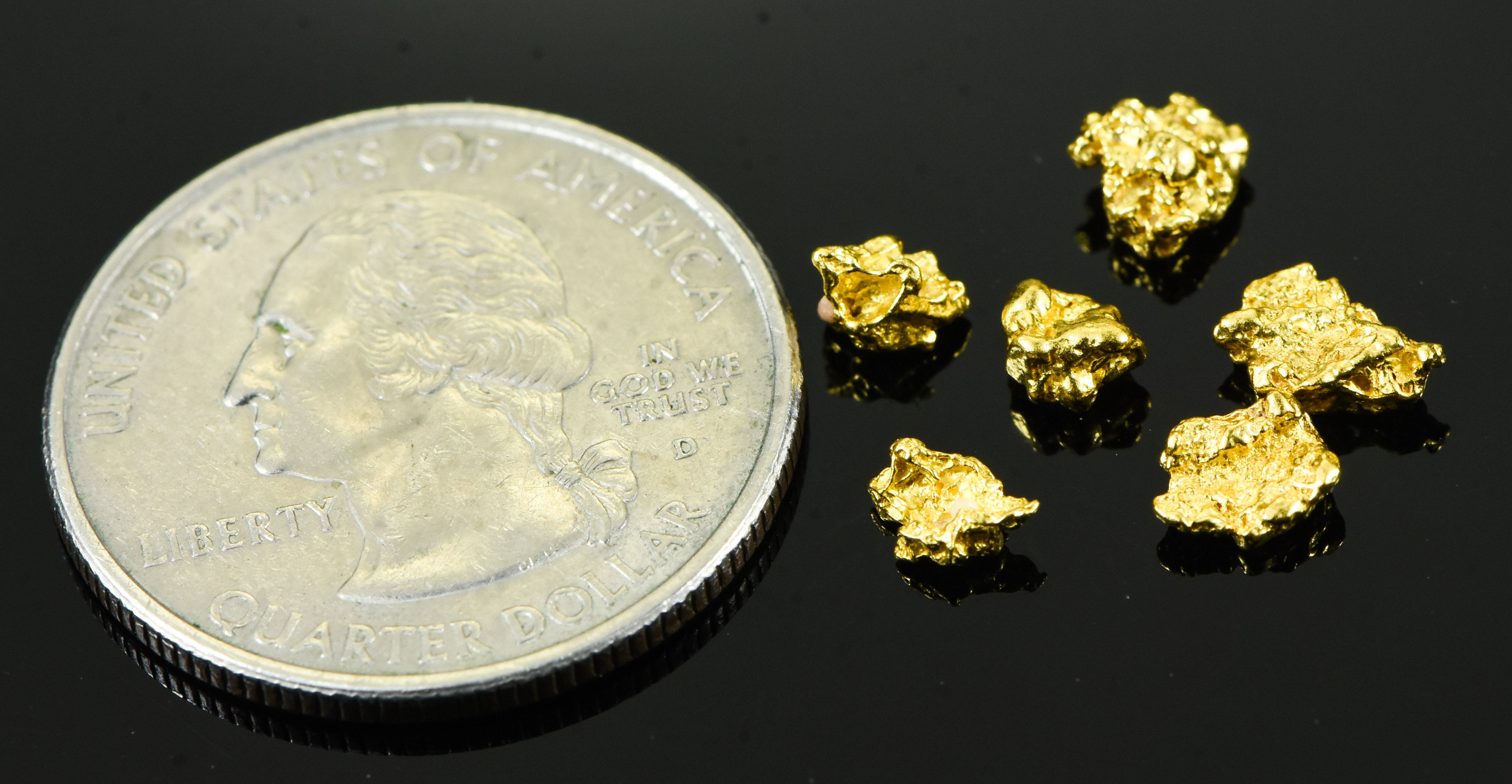 Australian #8 Mesh 2-Gram Natural Gold Nugget