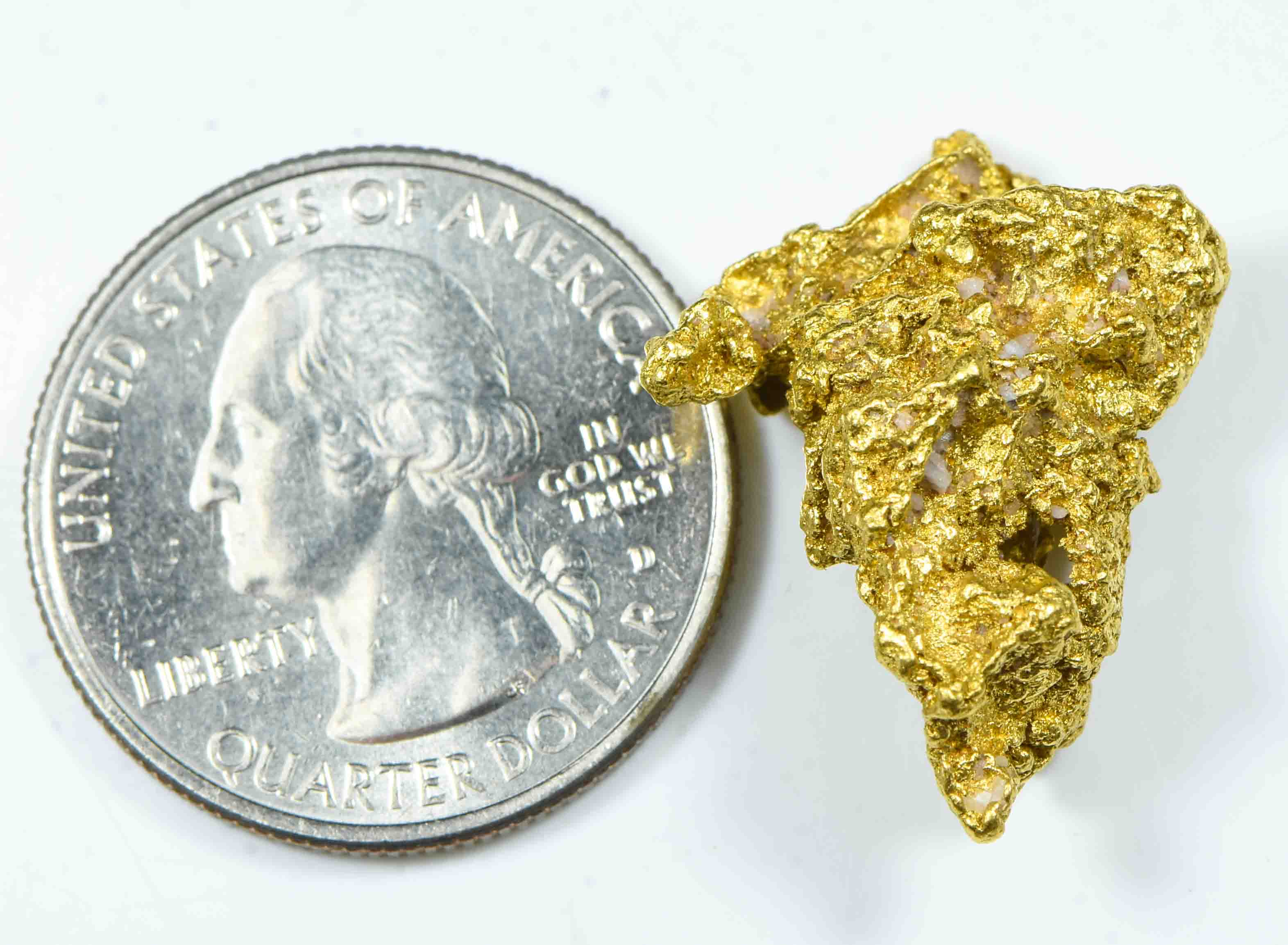 #1084 Natural Gold Nugget Australian 9.93 Grams Genuine