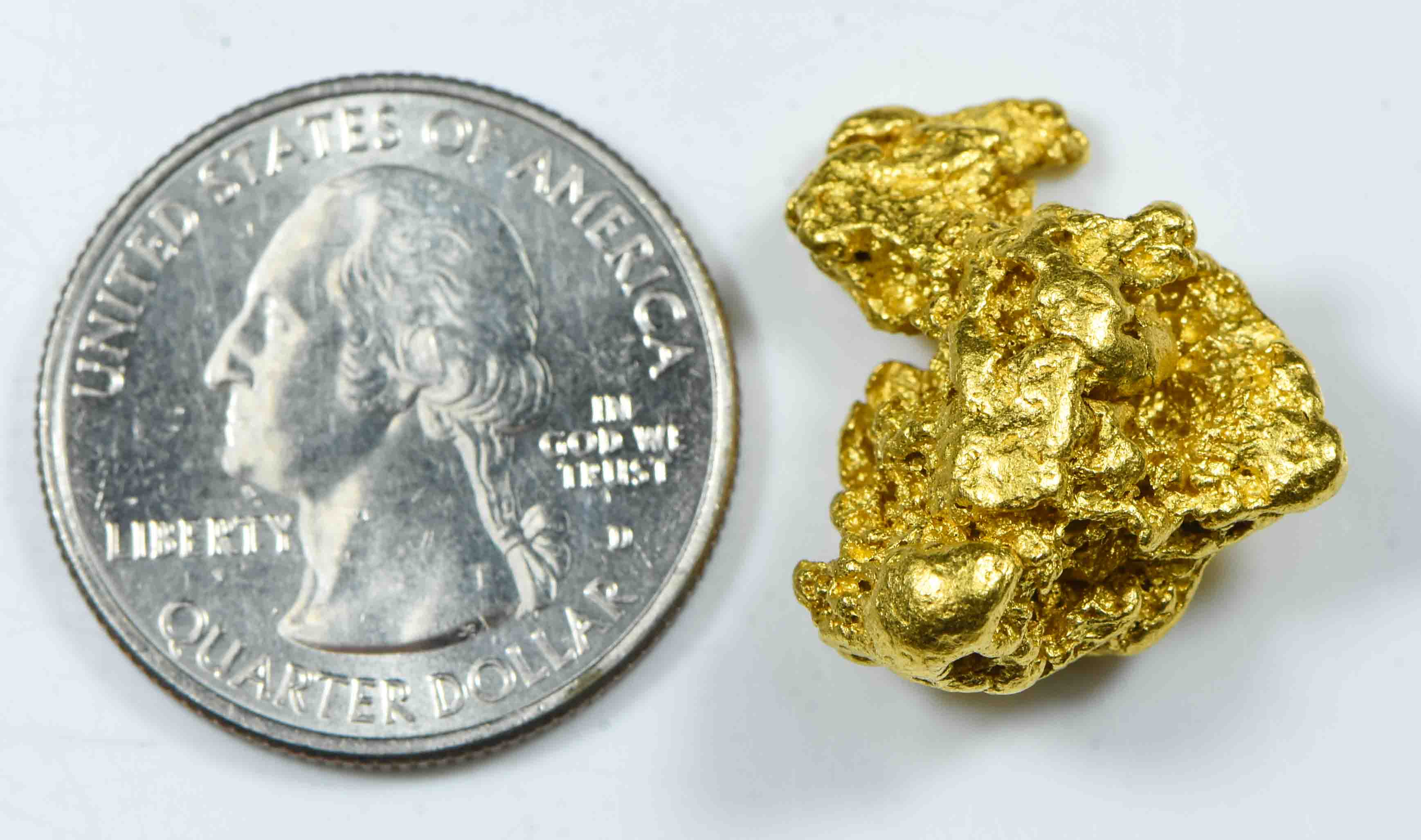 #1094 Natural Gold Nugget Australian 13.73 Grams Genuine
