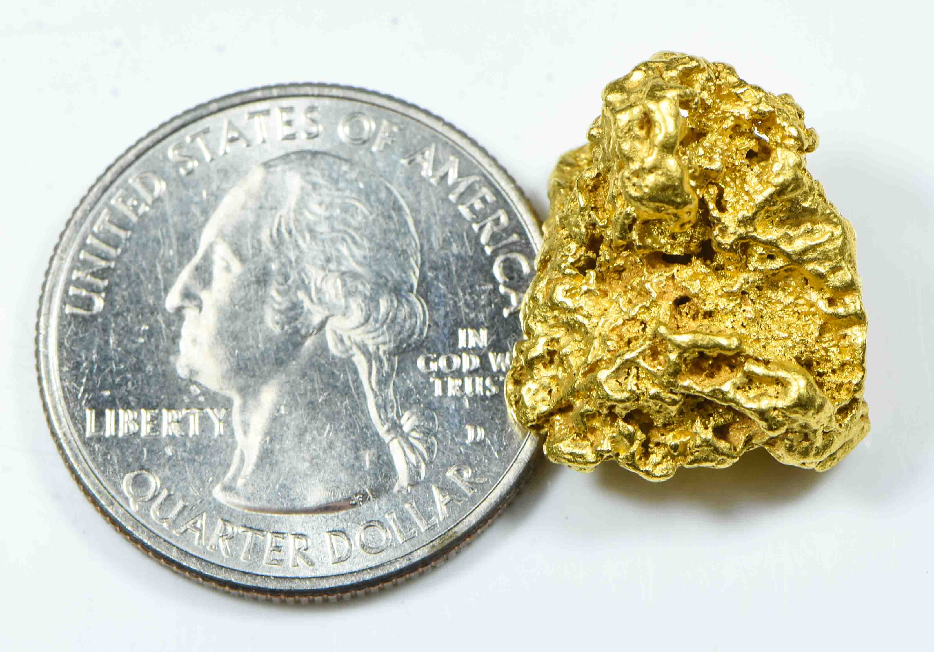 #1101 Natural Gold Nugget Australian 12.26 Grams Genuine