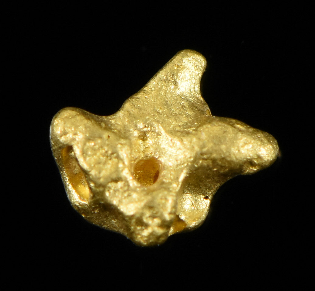 Natural Gold Nugget Australian .12 Gram Genuine