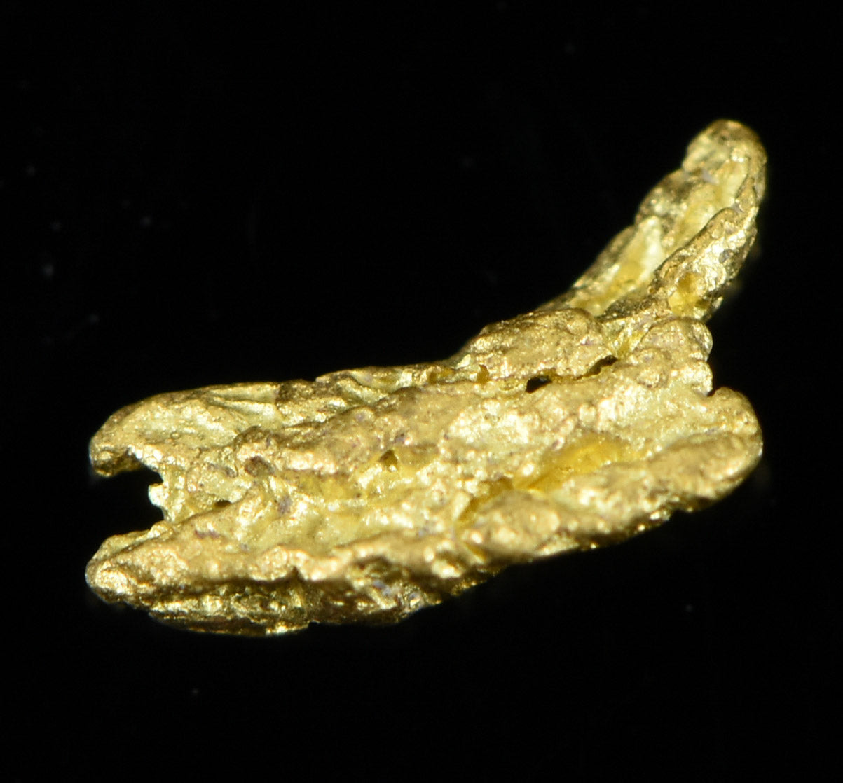 Natural Gold Nugget Australian .14 Gram Genuine