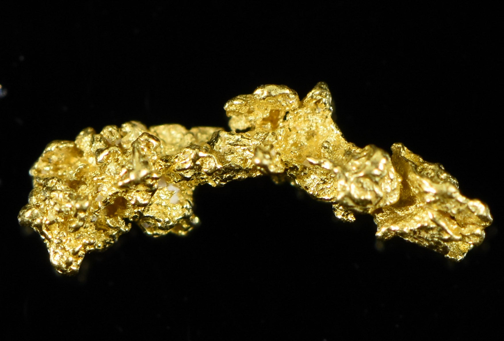 Natural Gold Nugget Australian .18 Gram Genuine