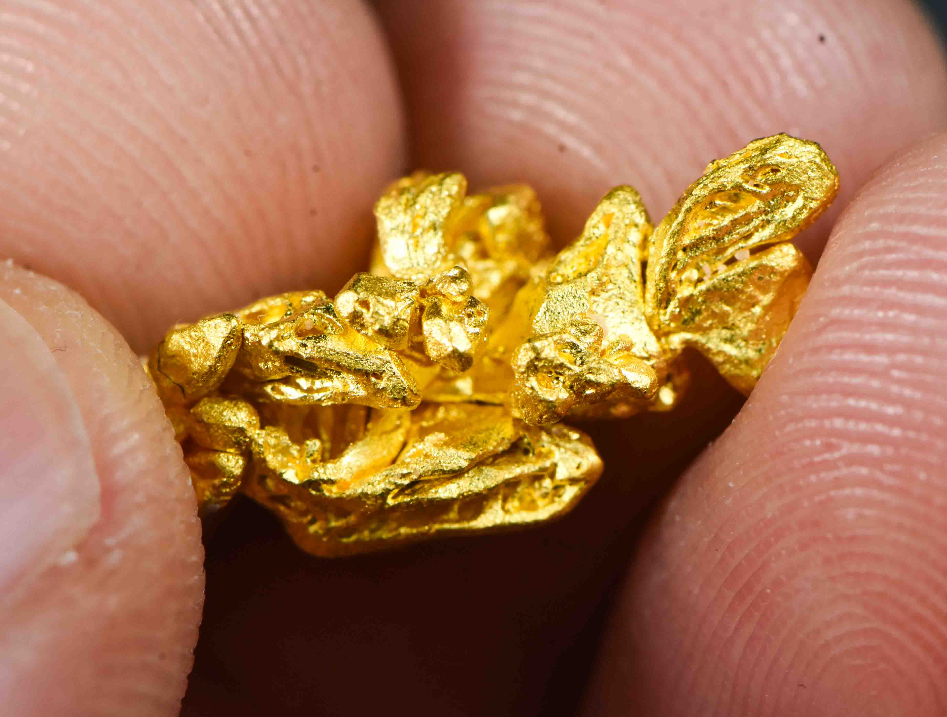 #21 Brazil Crystalline Natural Gold Nugget 4.75 Grams