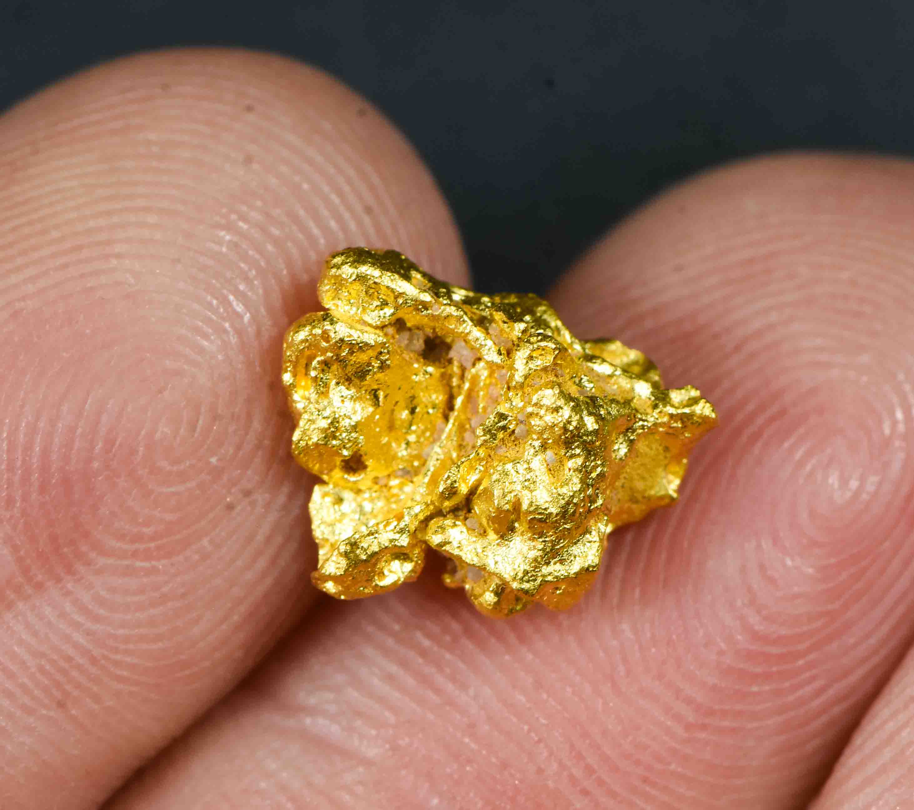 #22 Brazil Crystalline Natural Gold Nugget 2.57 Grams