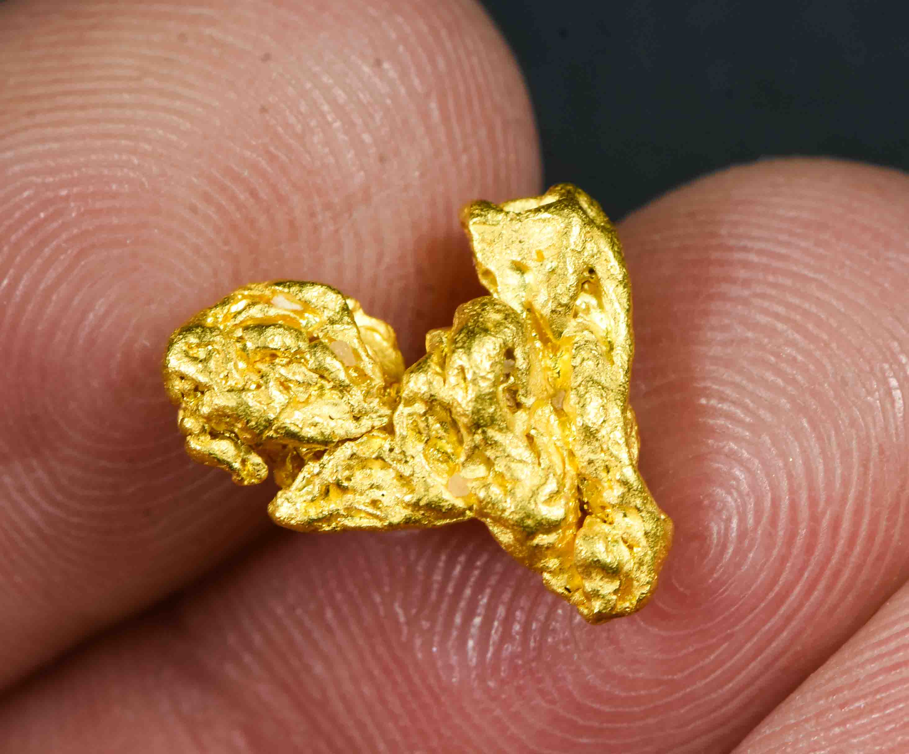 #23 Brazil Crystalline Natural Gold Nugget 2.97 Grams