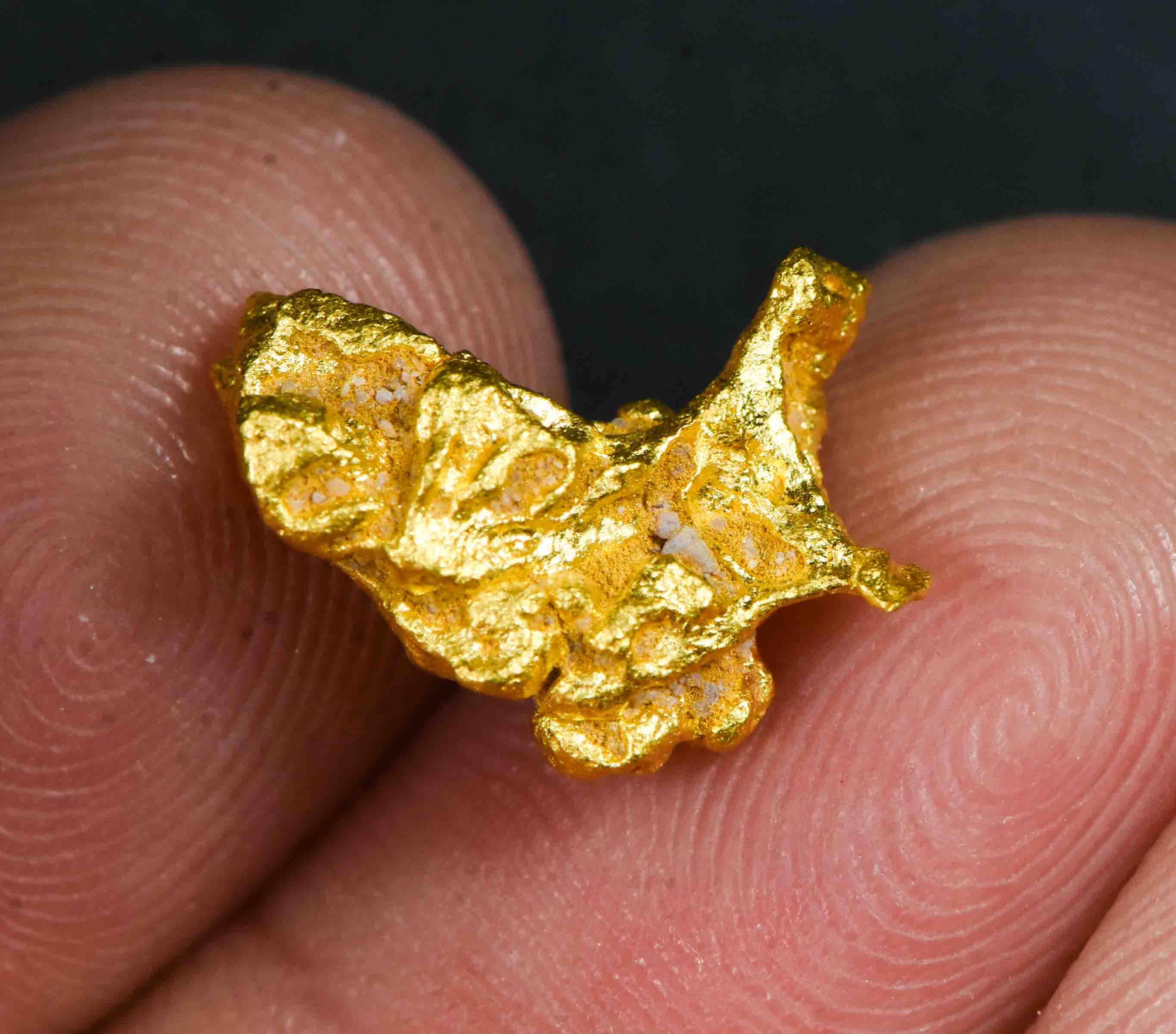#26 Brazil Crystalline Natural Gold Nugget 3.26 Grams