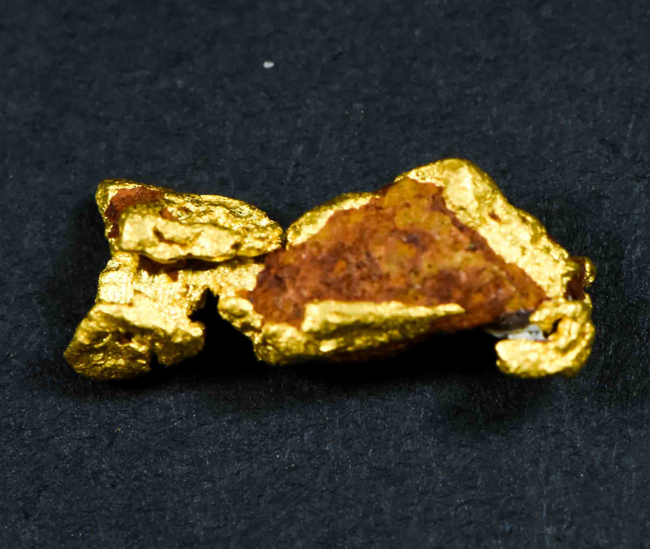 #32 Brazil Crystalline Natural Gold Nugget 1.06 Grams