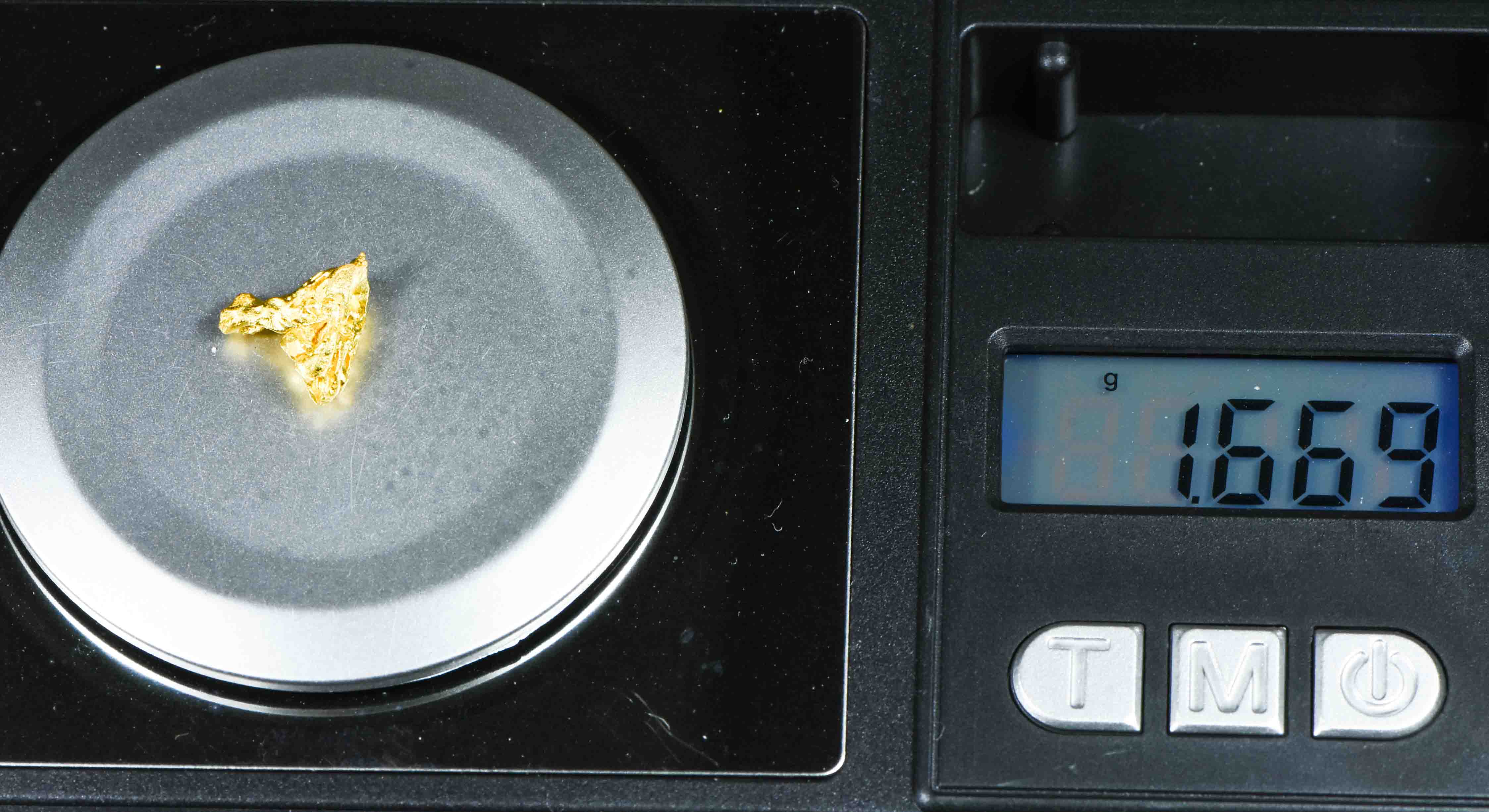 #33 Brazil Crystalline Natural Gold Nugget 1.66 Grams