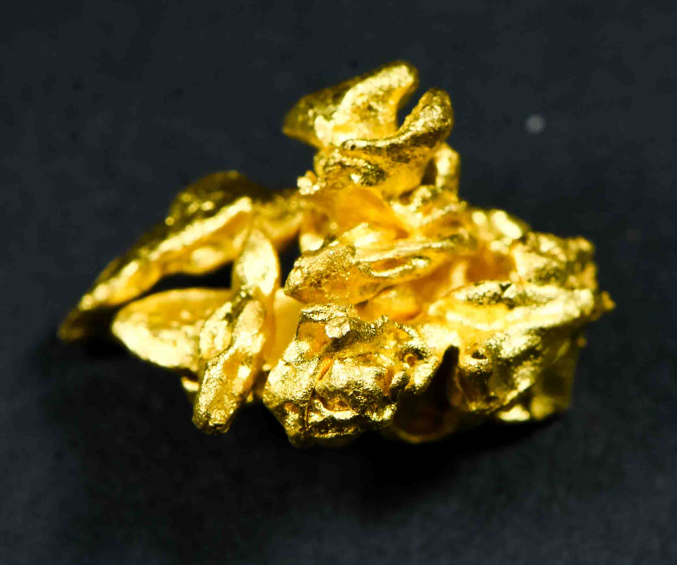 #34 Brazil Crystalline Natural Gold Nugget 2.28 Grams
