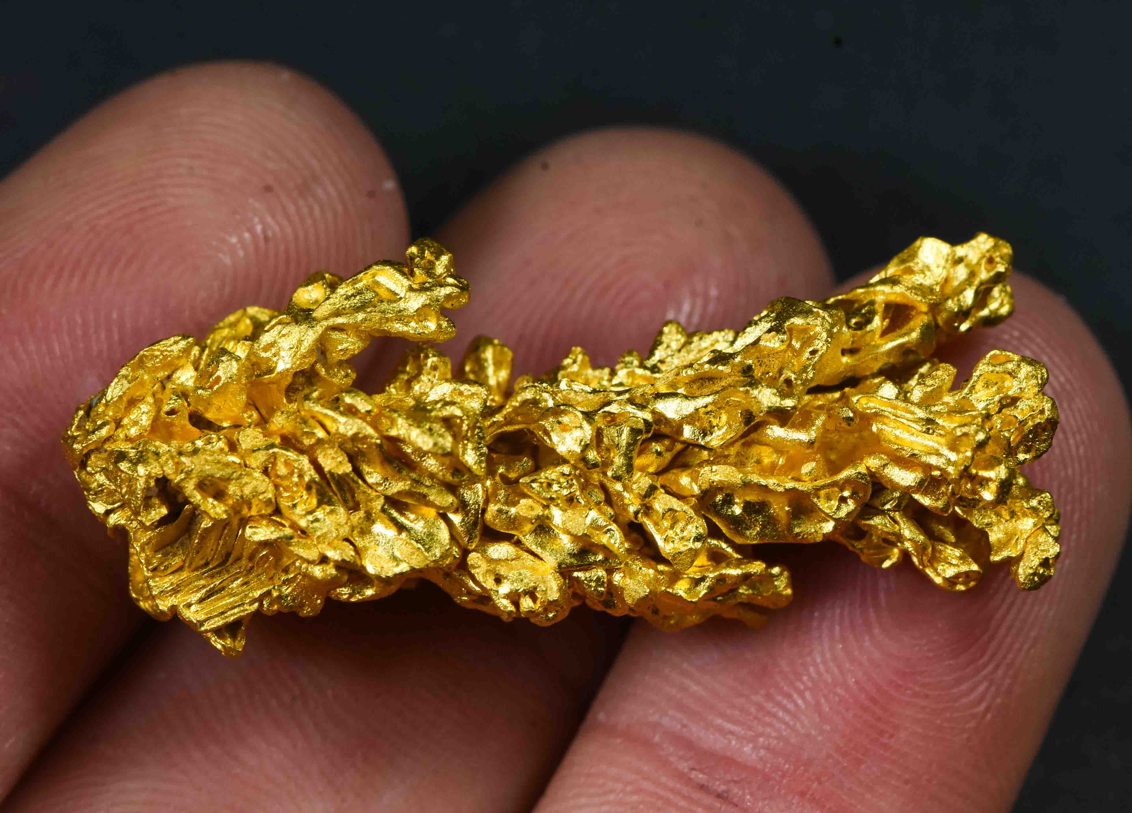#36 Brazil Crystalline Natural Gold Nugget 27.05 Grams