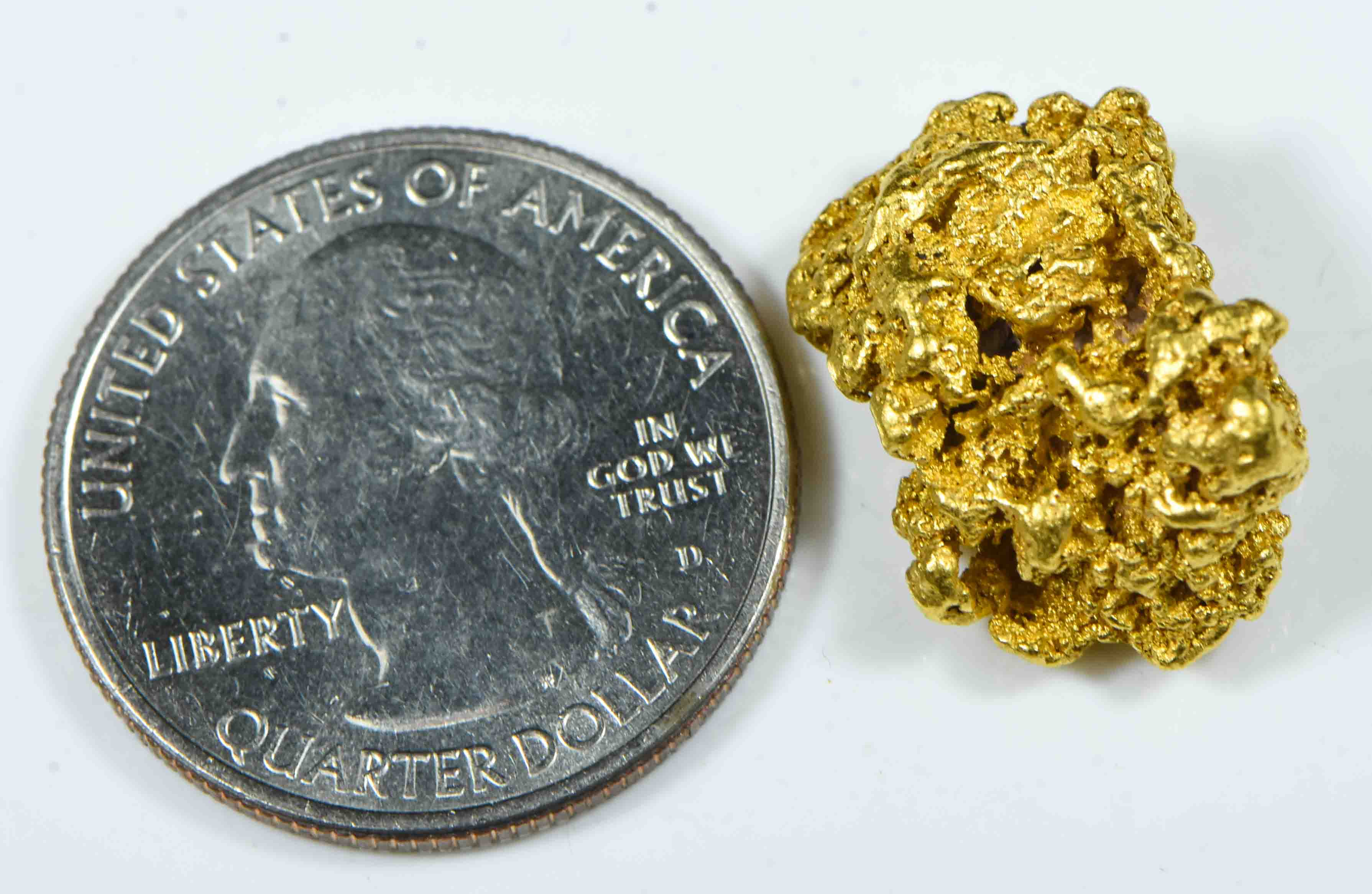 #1128 Natural Gold Nugget Australian 10.60 Grams Genuine