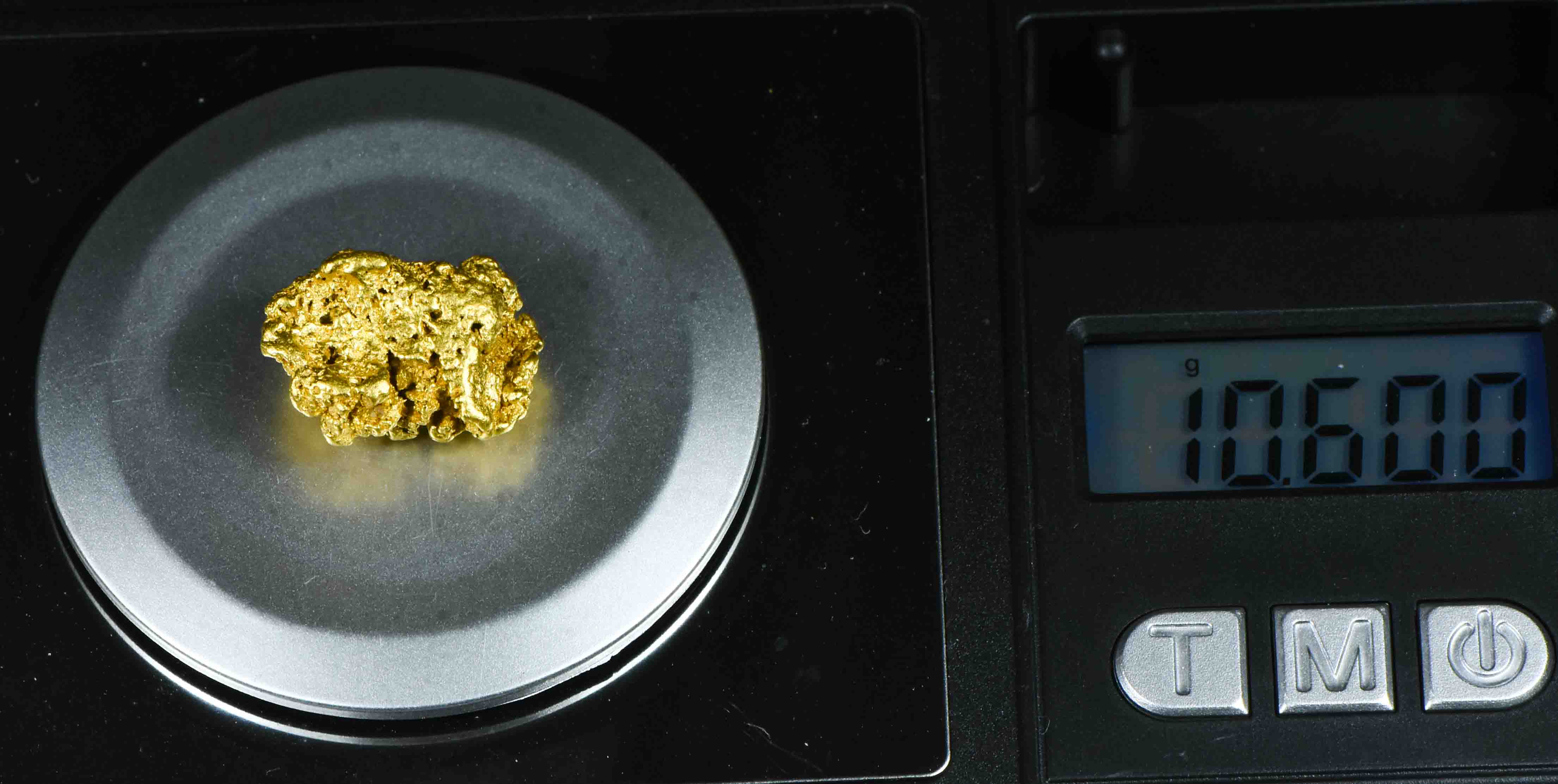 #1128 Natural Gold Nugget Australian 10.60 Grams Genuine