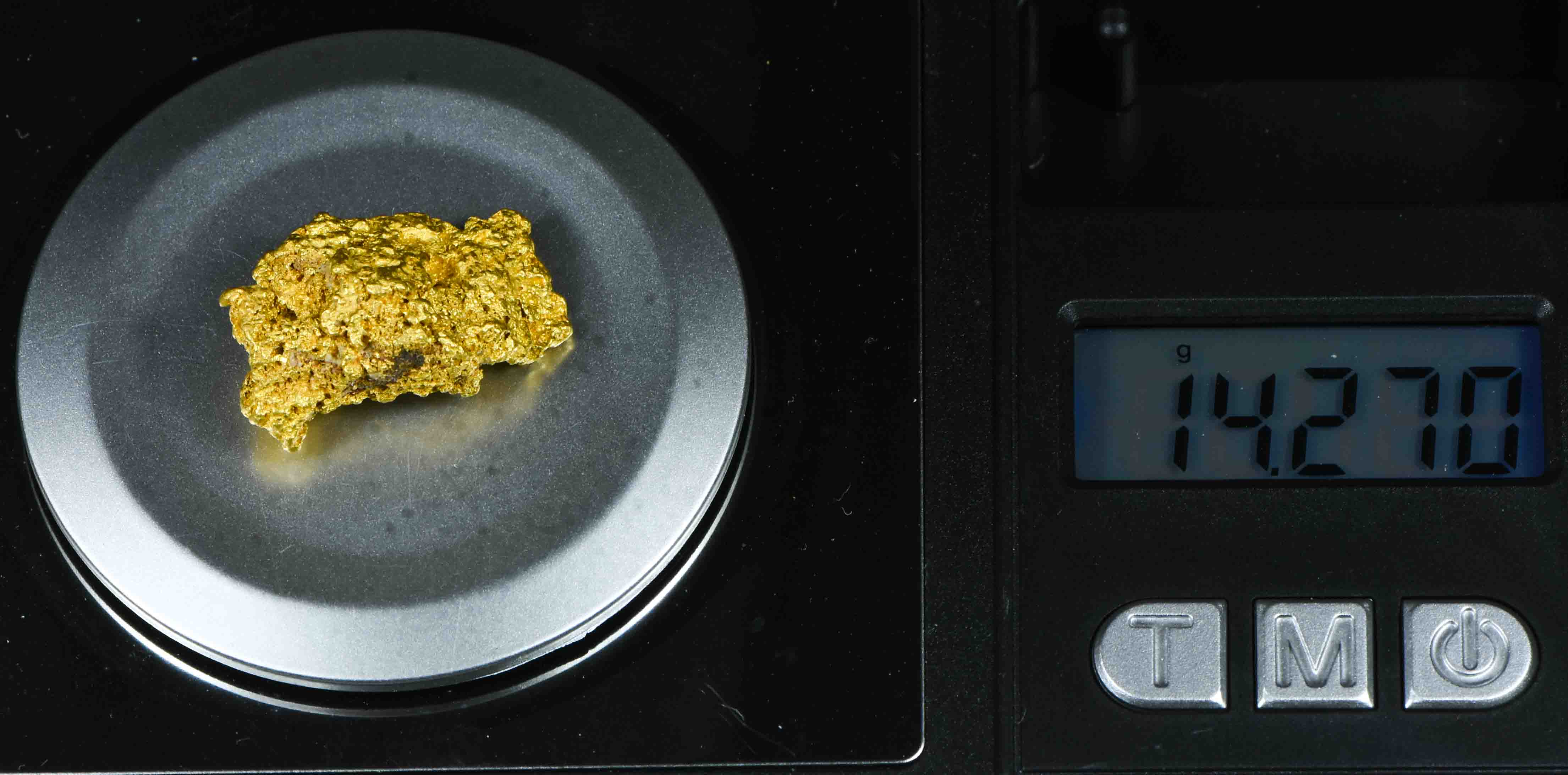 #1144 Natural Gold Nugget Australian 14.27 Grams Genuine