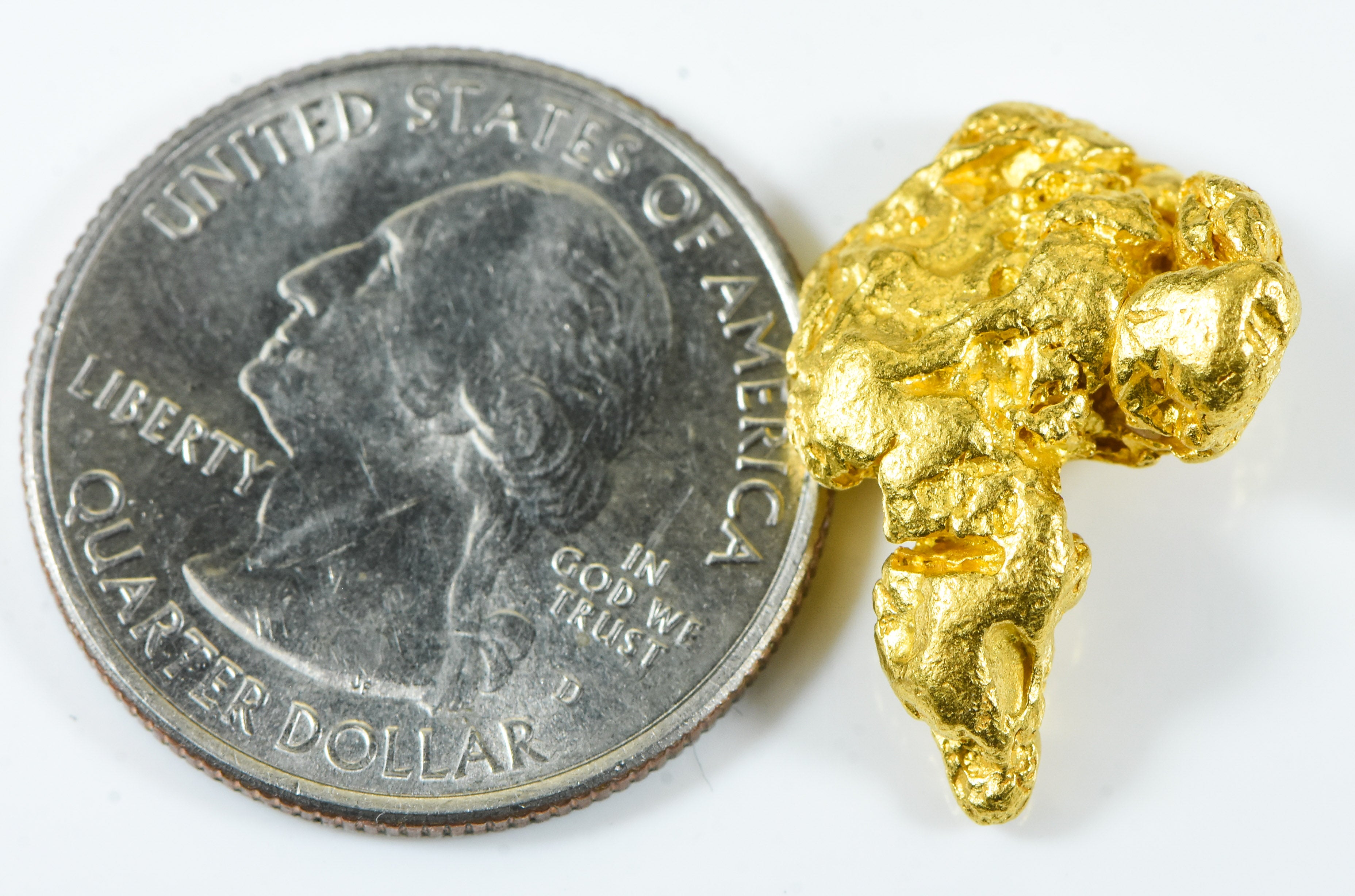 #1190 Natural Gold Nugget Australian 9.08 Grams Genuine