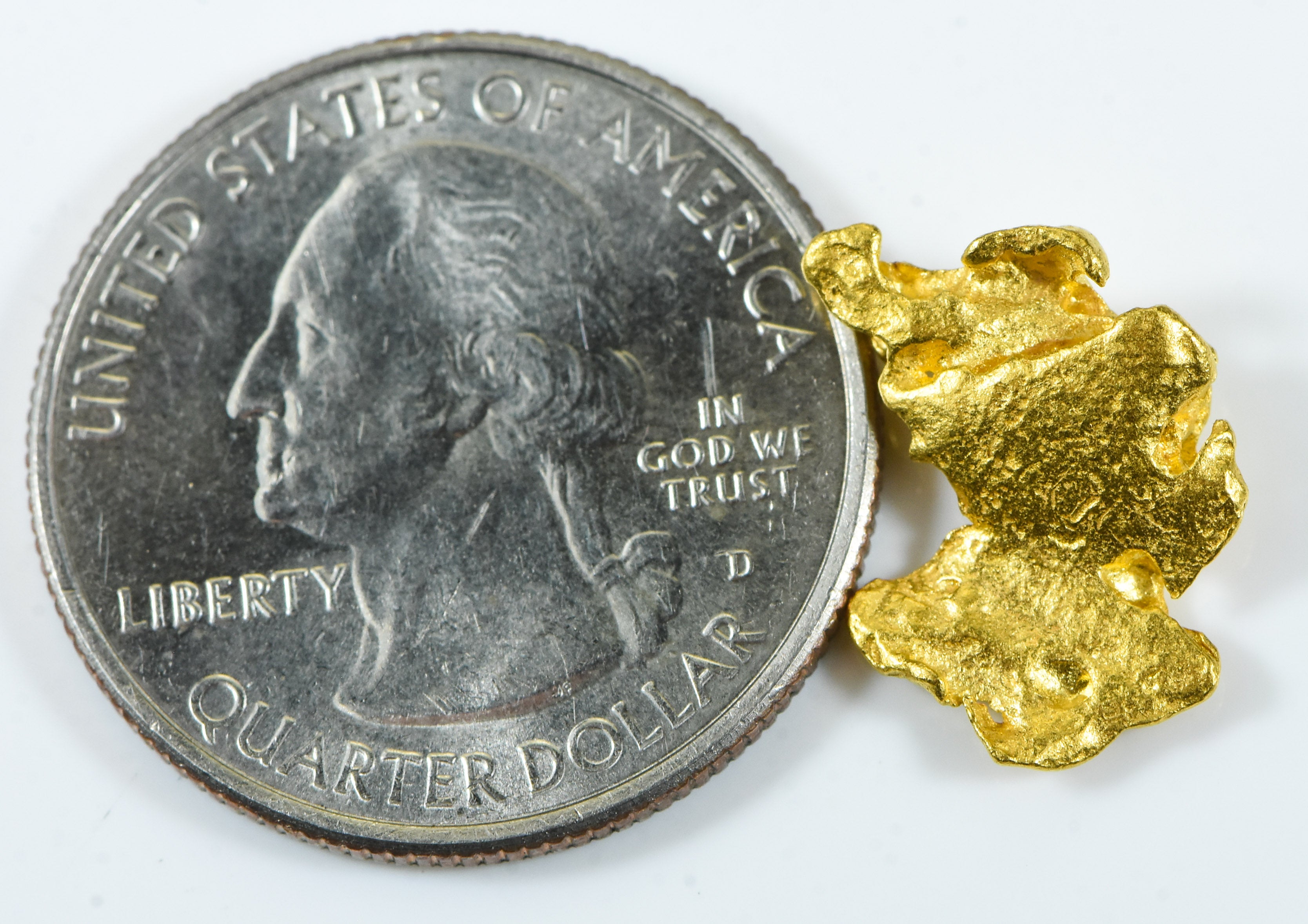 #1030 Natural Gold Nugget Australian 2.62 Grams Genuine
