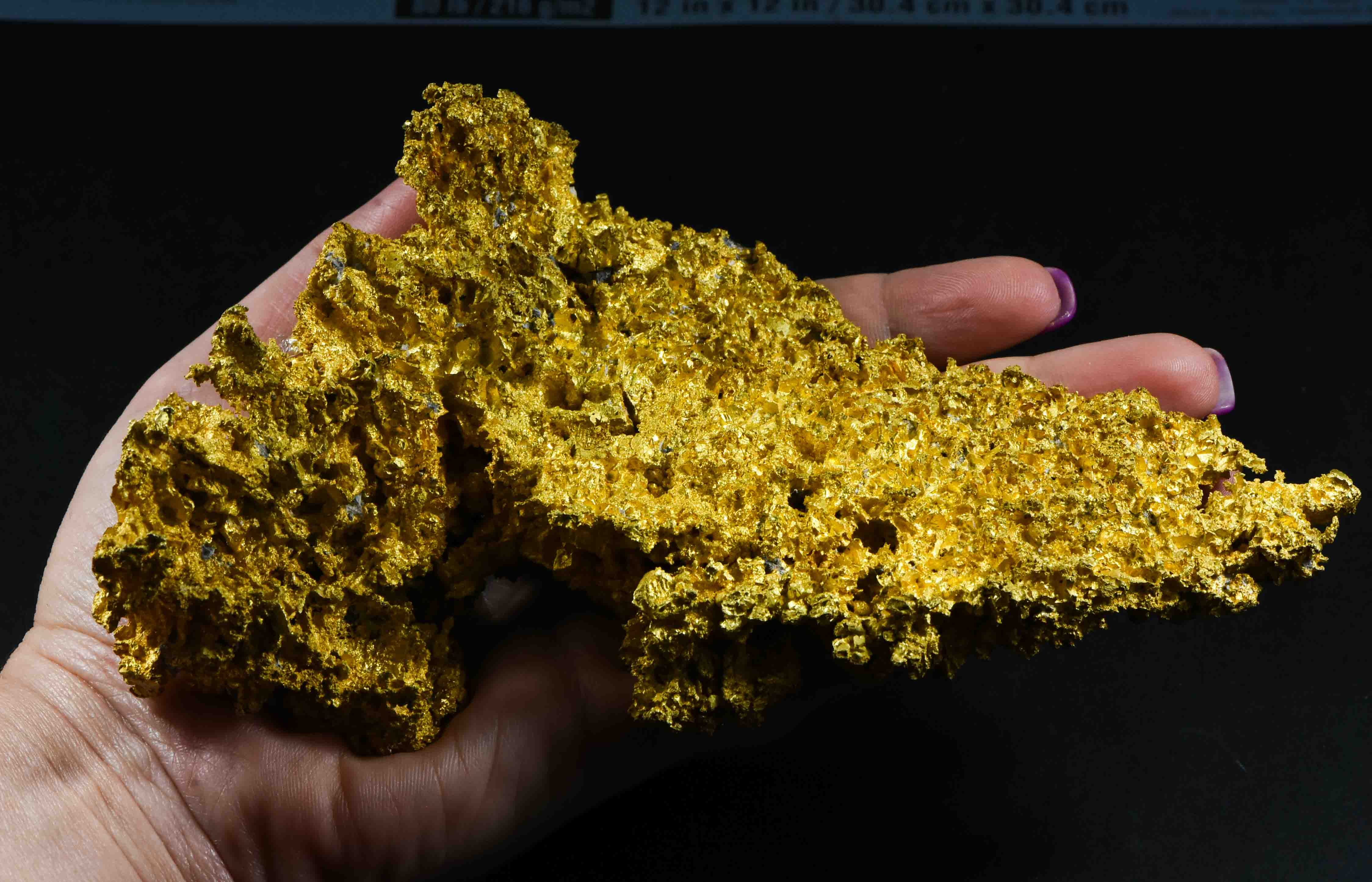Large Natural Gold Nugget Australian 1060.00 Grams 34.08 Troy Ounces Very Rare SZ