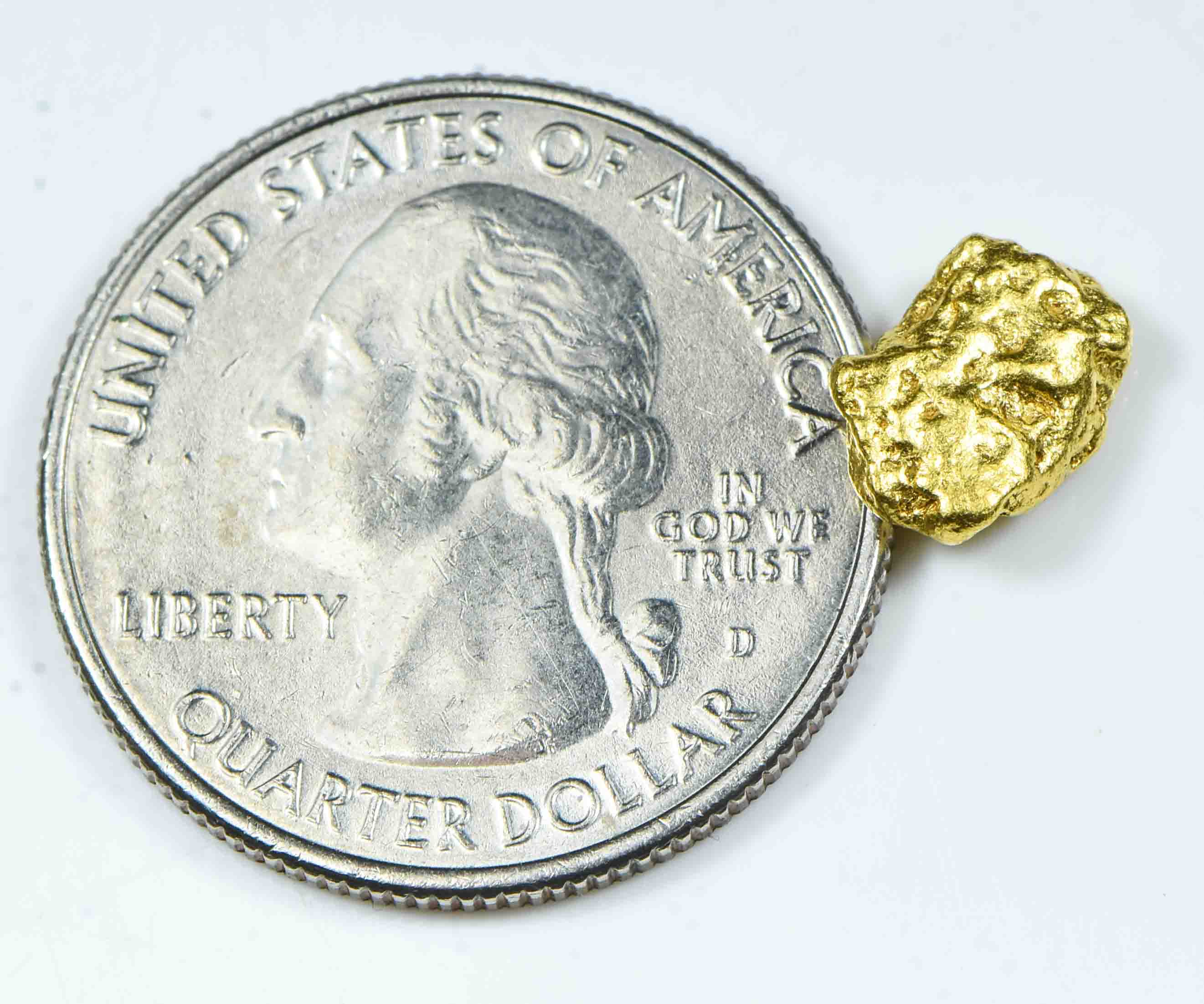 #124 Alaskan BC Natural Gold Nugget .68 Grams Genuine