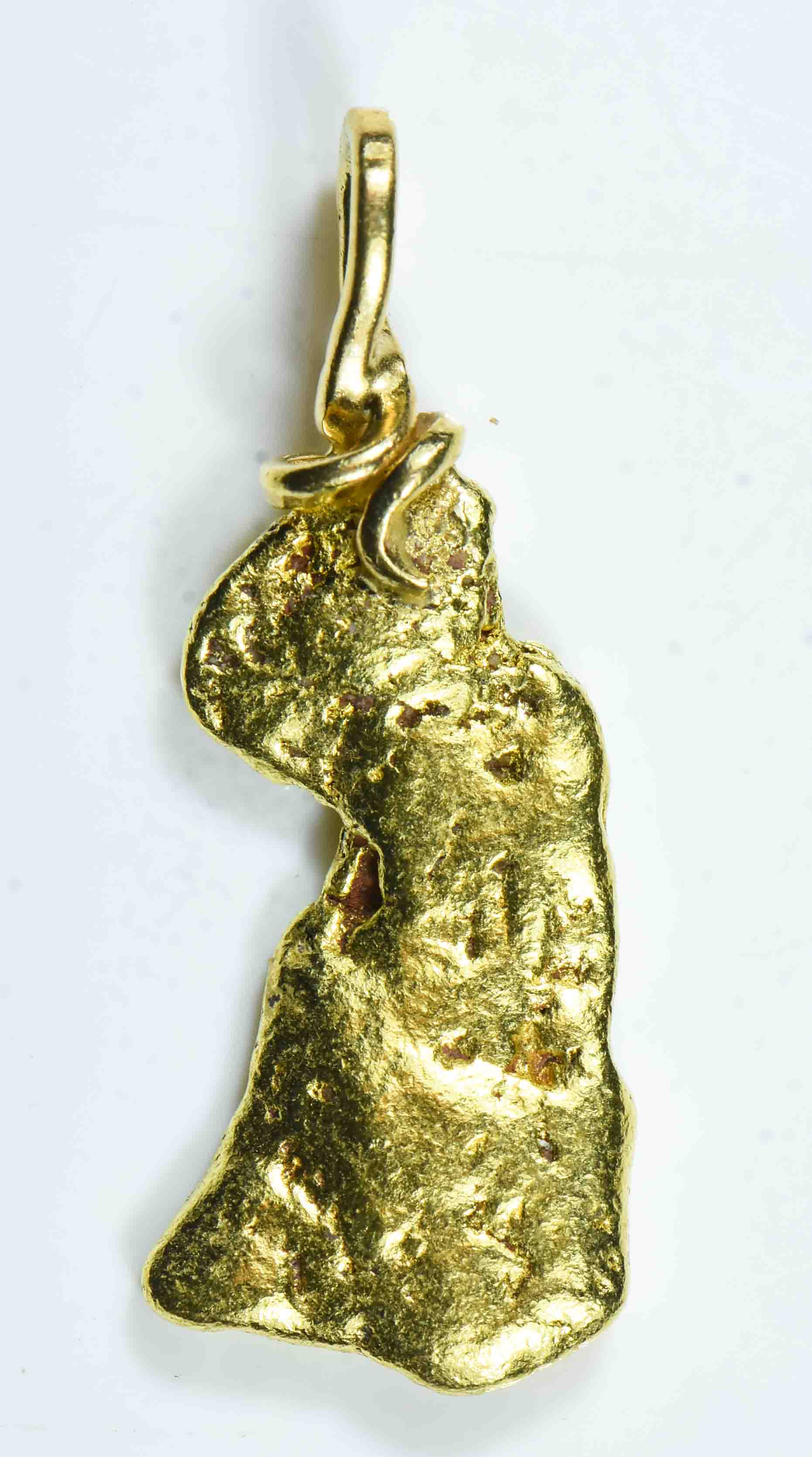 #566 Alaskan-Yukon BC Natural Gold Nugget  Pendant 6.24 Grams Authentic