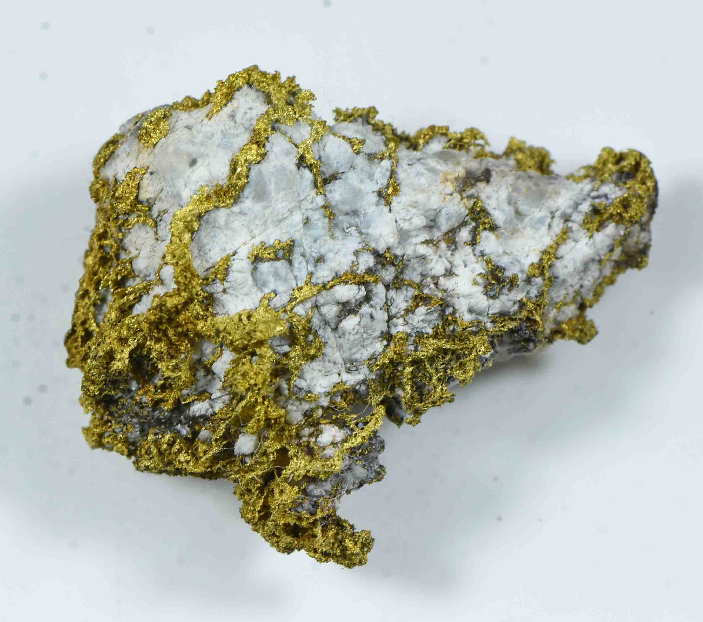 #OM-40 Crystalline Gold Nugget Specimen 5.52 Grams Oriental Mine Sierra County California Rare