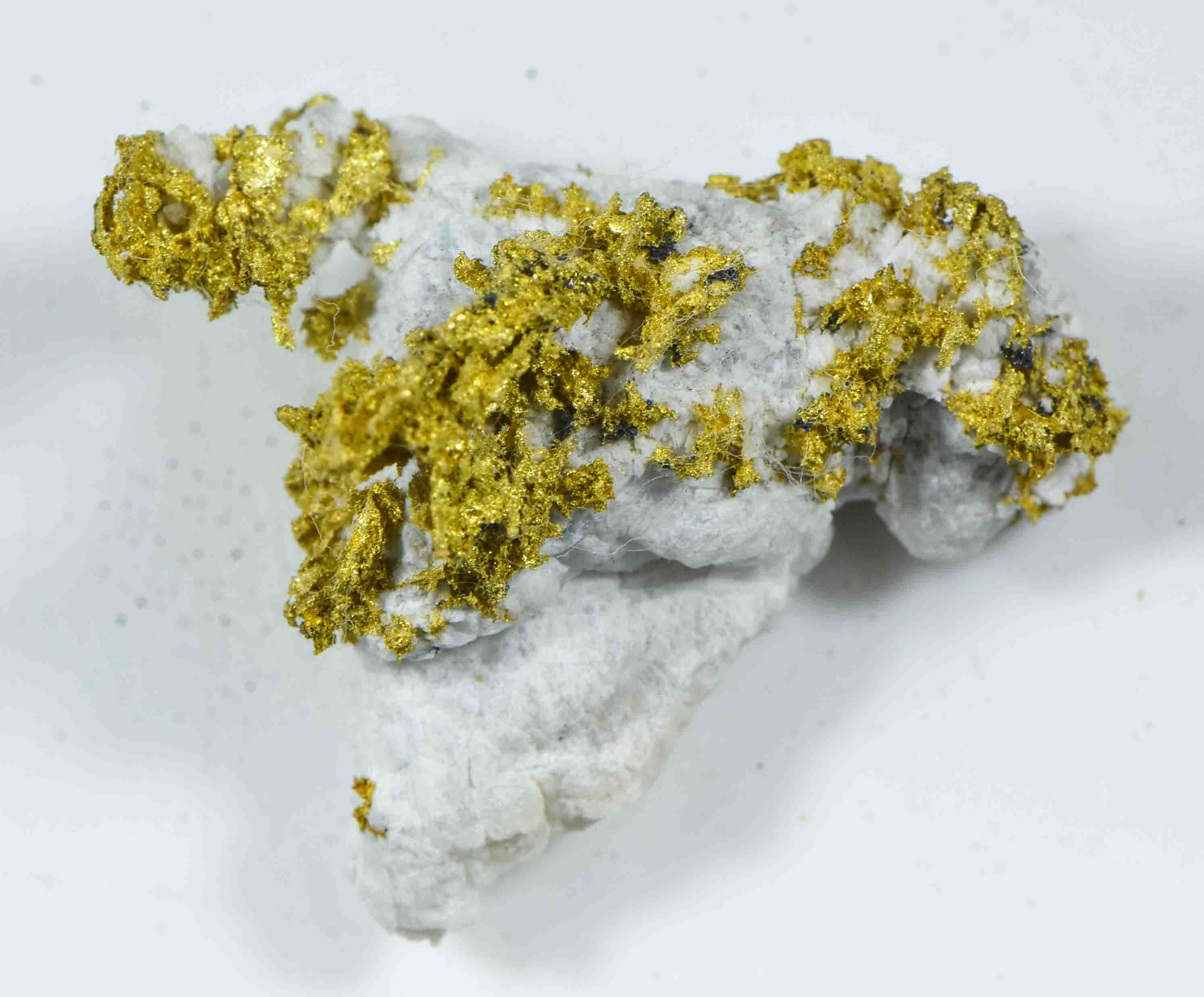 #OM-42 Crystalline Gold Nugget Specimen 7.04 Grams Oriental Mine Sierra County California Rare
