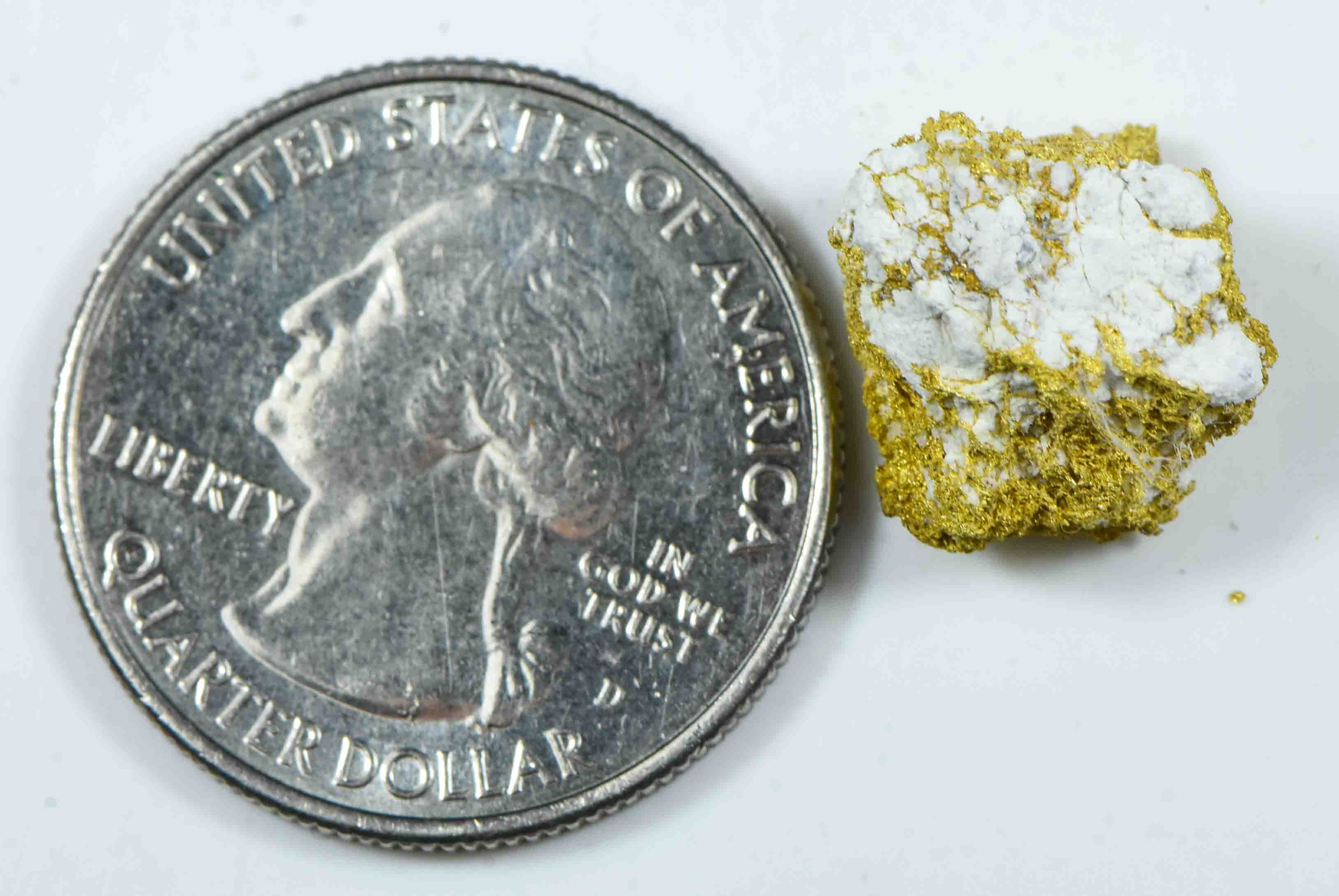 #OM-43 Crystalline Gold Nugget Specimen 3.04 Grams Oriental Mine Sierra County California Rare