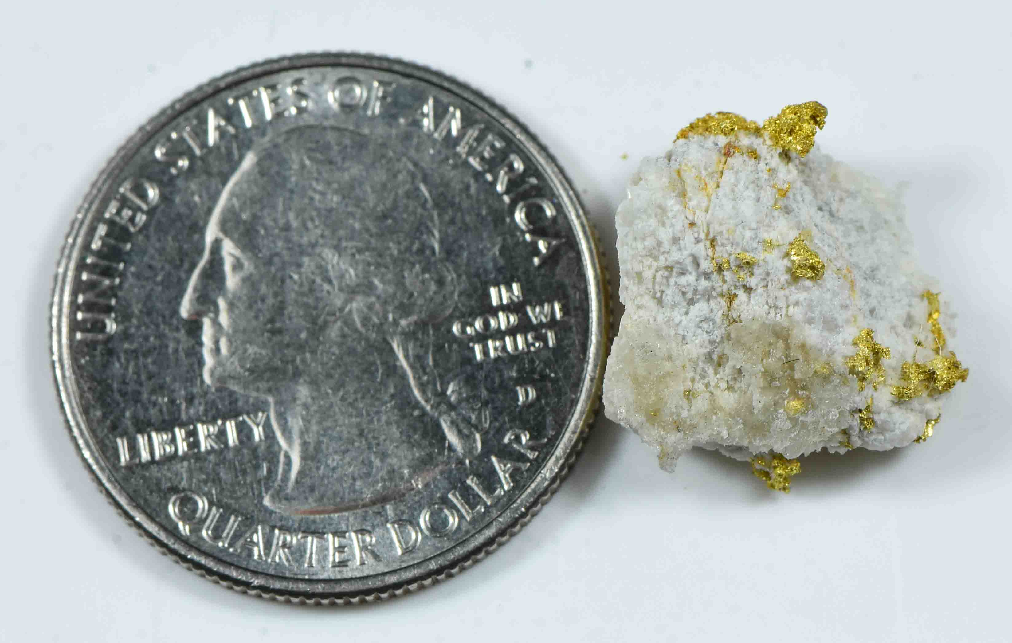#OM-45 Crystalline Gold Nugget Specimen 2.70 Grams Oriental Mine Sierra County California Rare