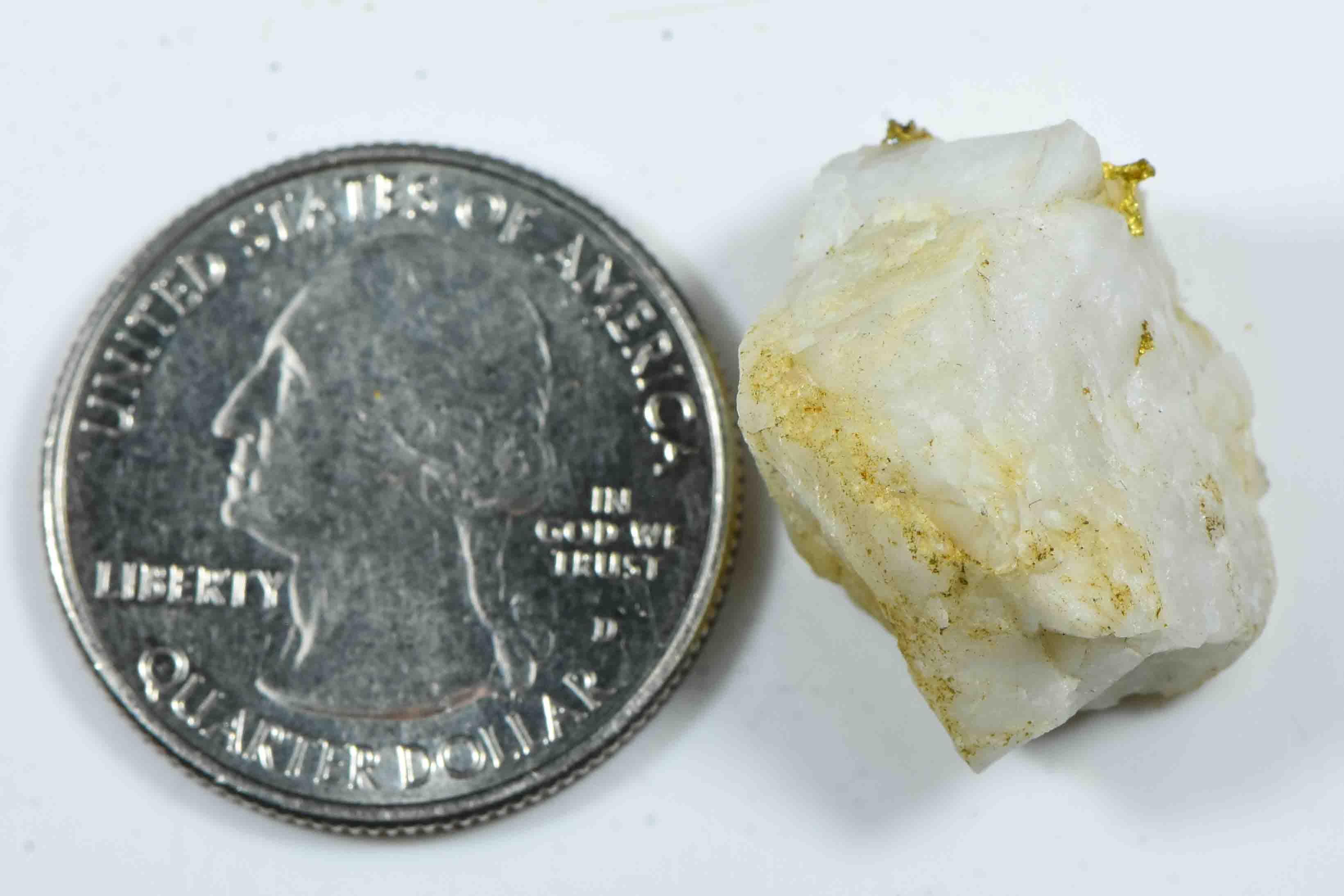 #OM-49 Crystalline Gold Nugget Specimen 6.13 Grams Oriental Mine Sierra County California Rare