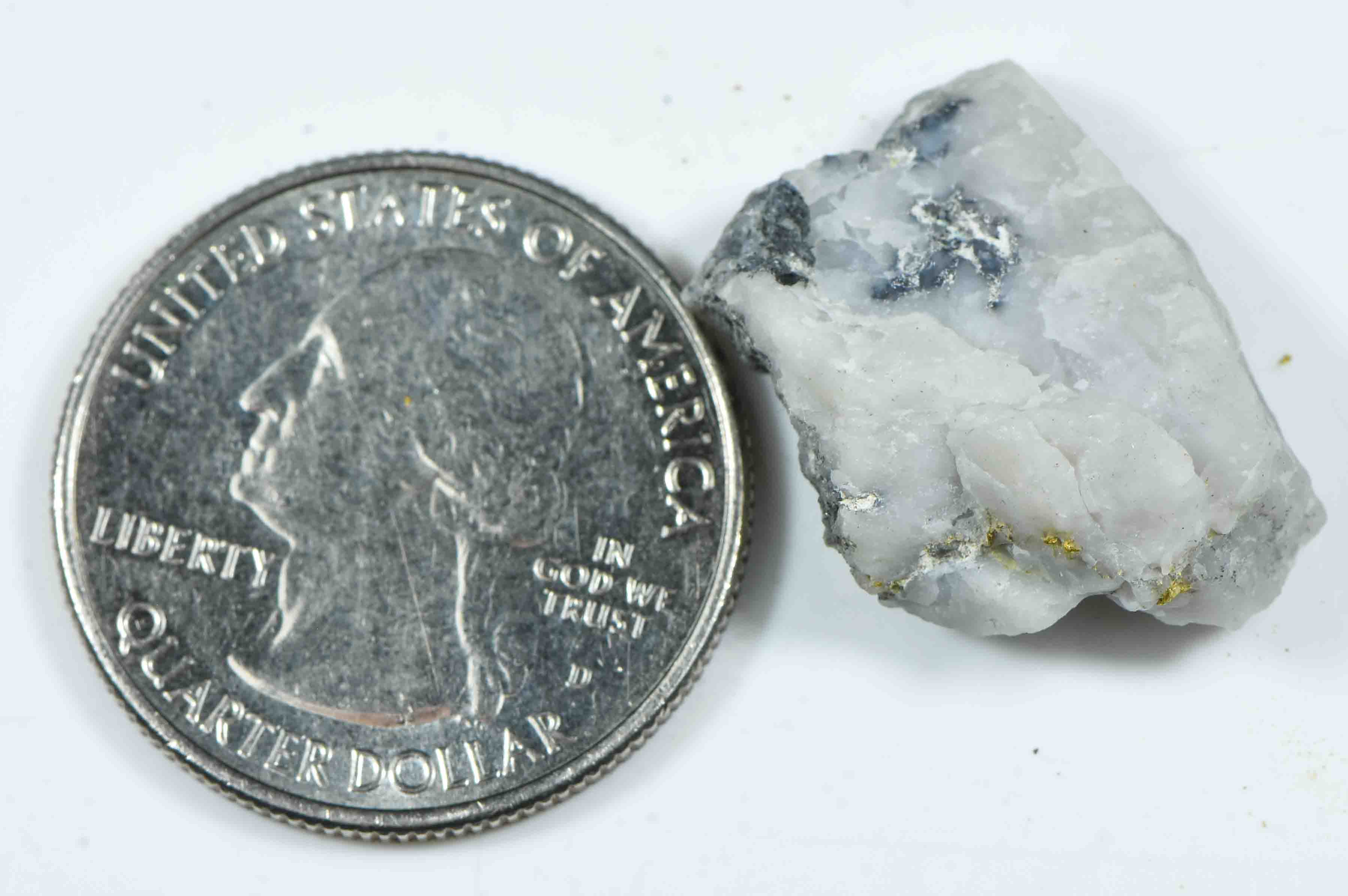 #OM-51 Crystalline Gold Nugget Specimen 3.79 Grams Oriental Mine Sierra County California Rare