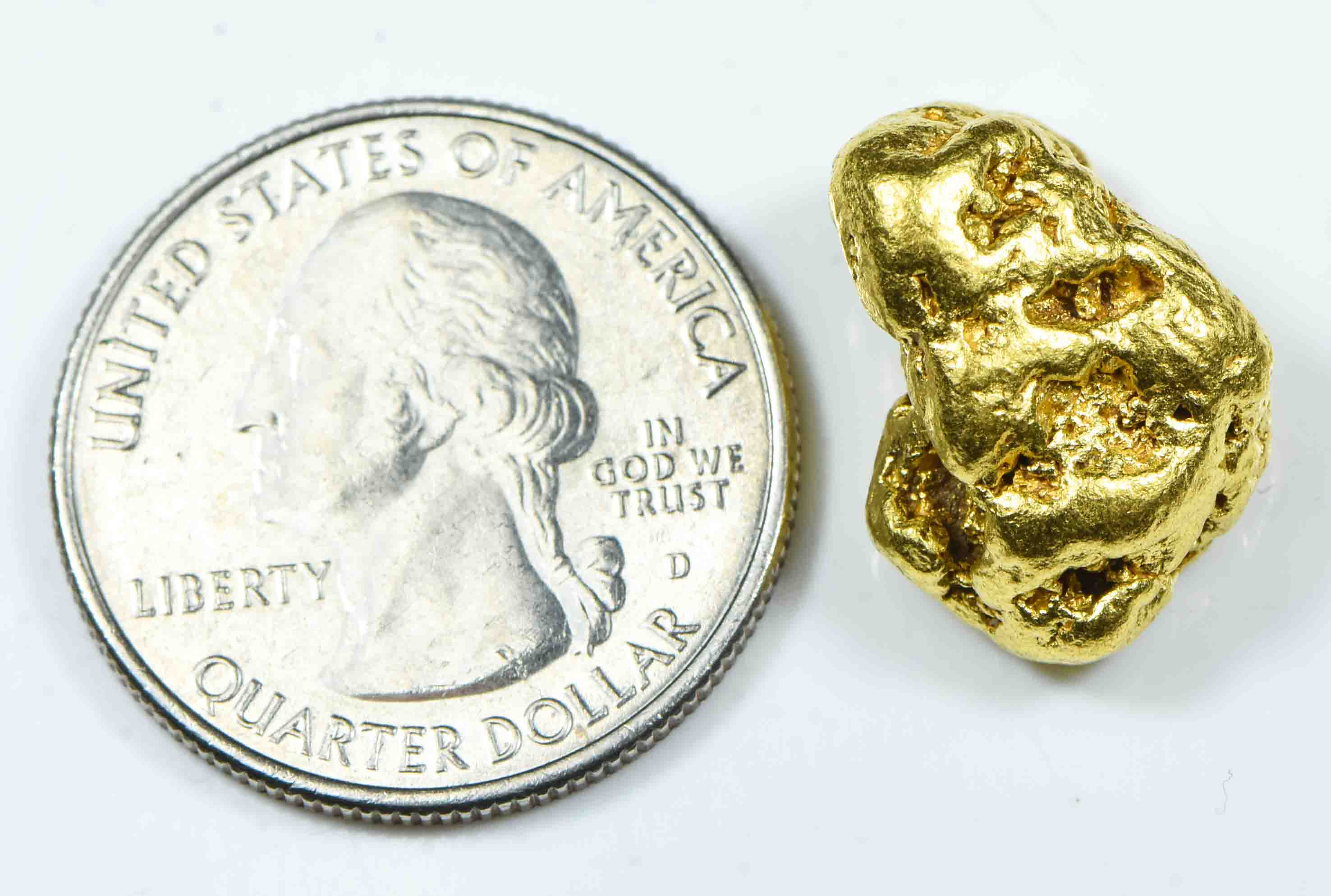 #68 Natural Gold Nugget Montana 16.40 Grams Genuine
