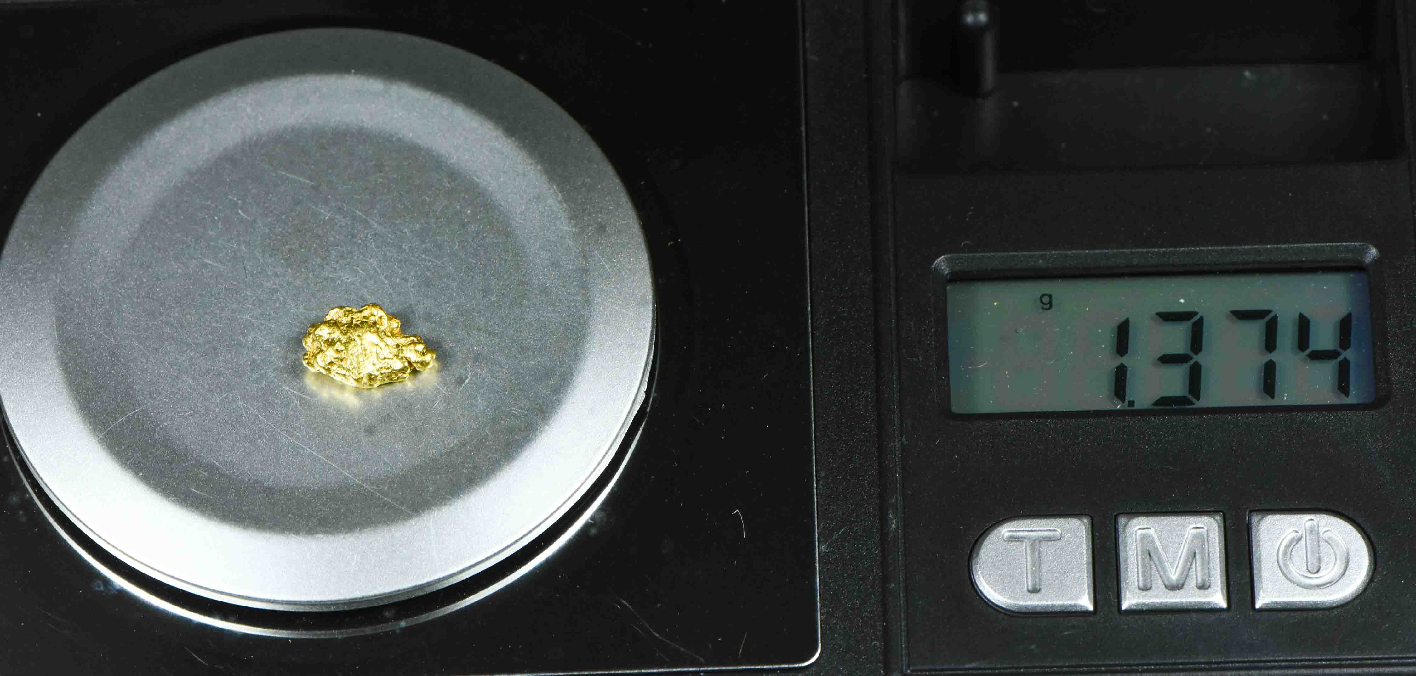 #74 Natural Gold Nugget Montana 1.37 Grams Genuine