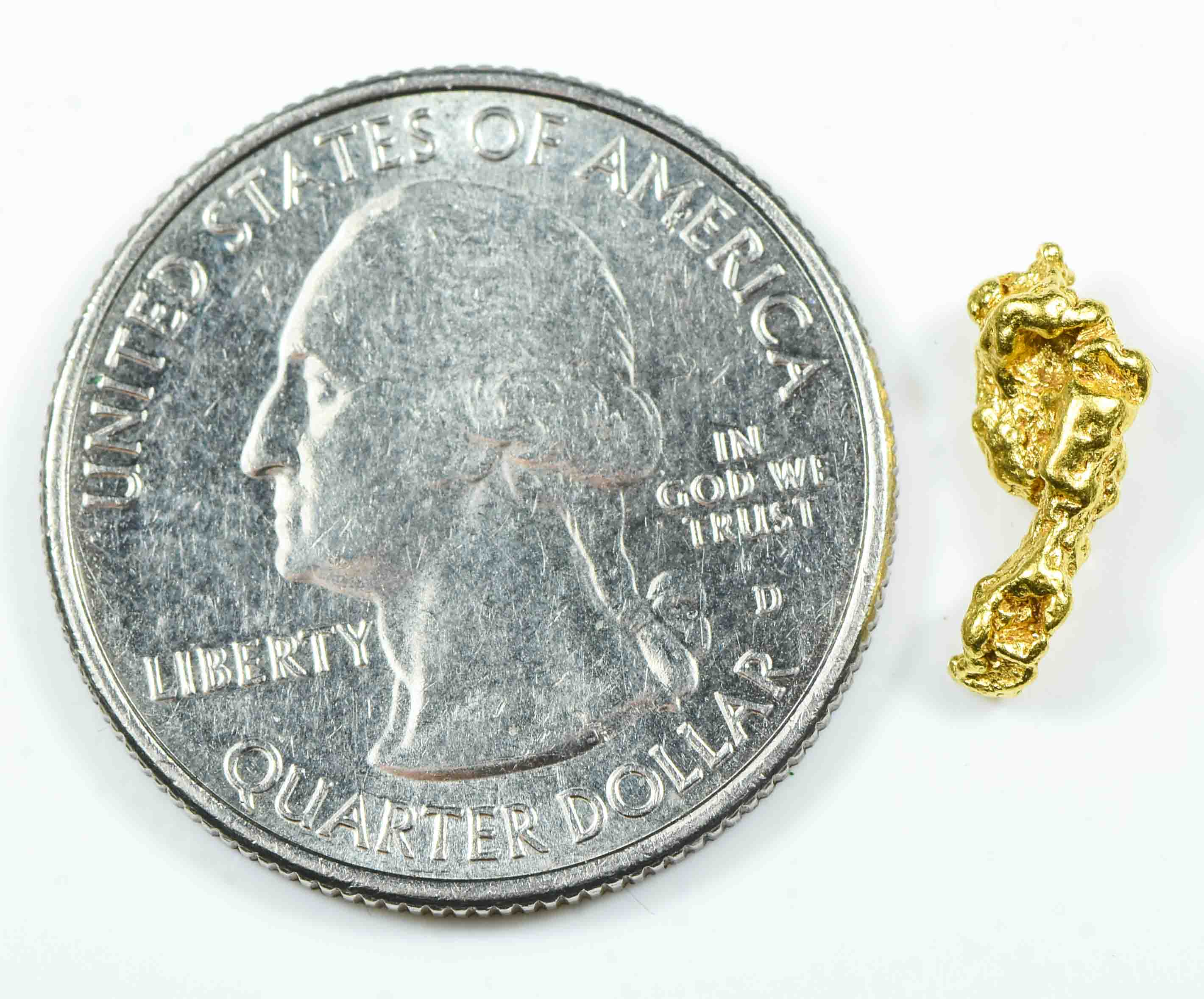 #77 Natural Gold Nugget Montana 1.24 Grams Genuine