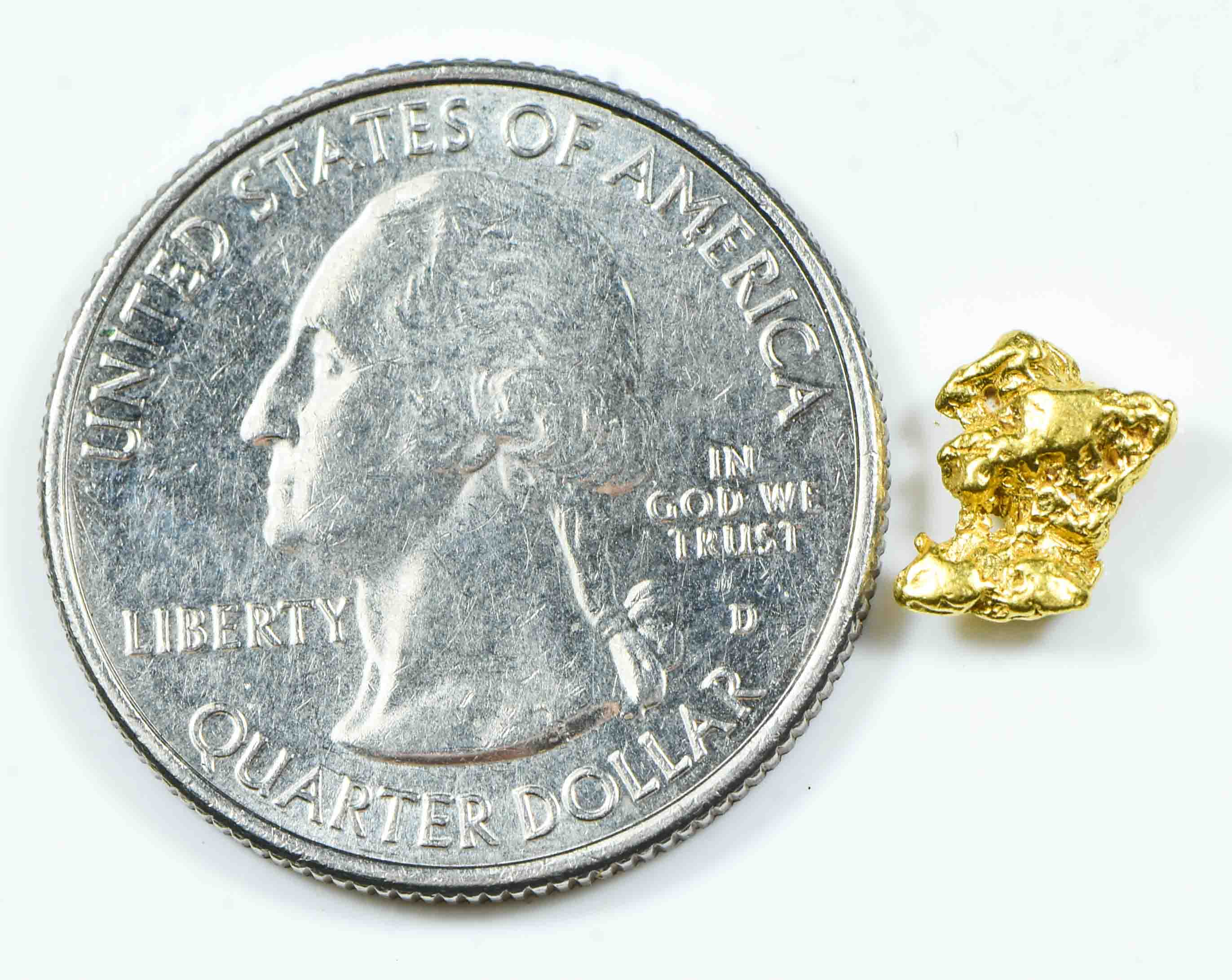 #94 Natural Gold Nugget Montana .90 Grams Genuine