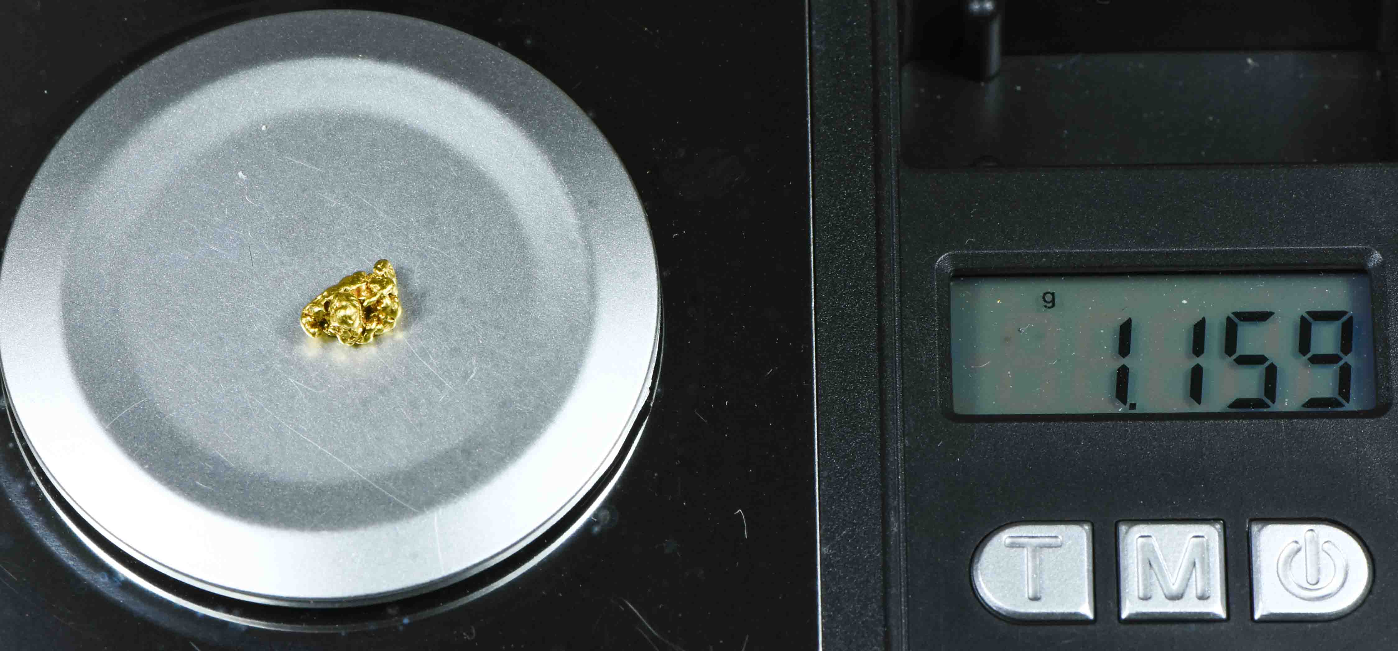 #107 Natural Gold Nugget Montana 1.15 Grams Genuine