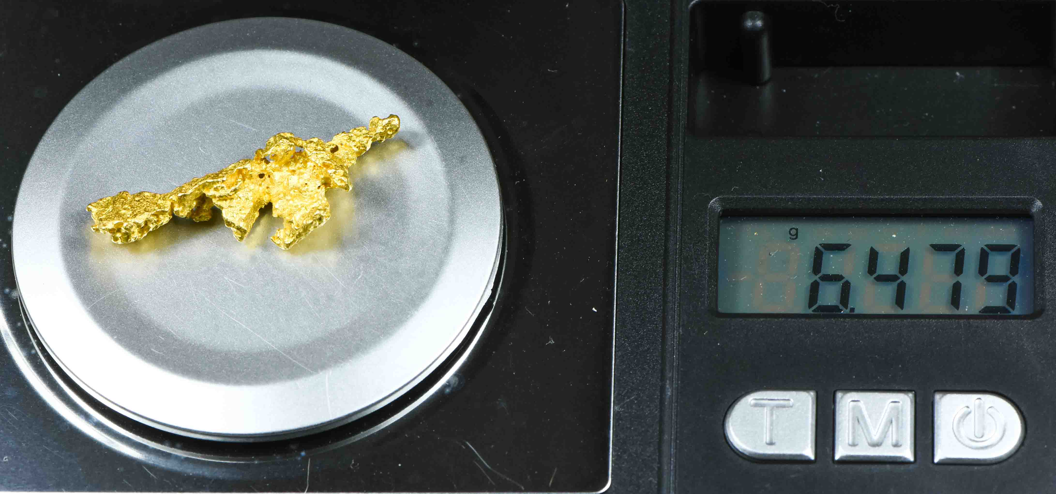 #1147 Natural Gold Nugget Australian 6.47 Grams Genuine